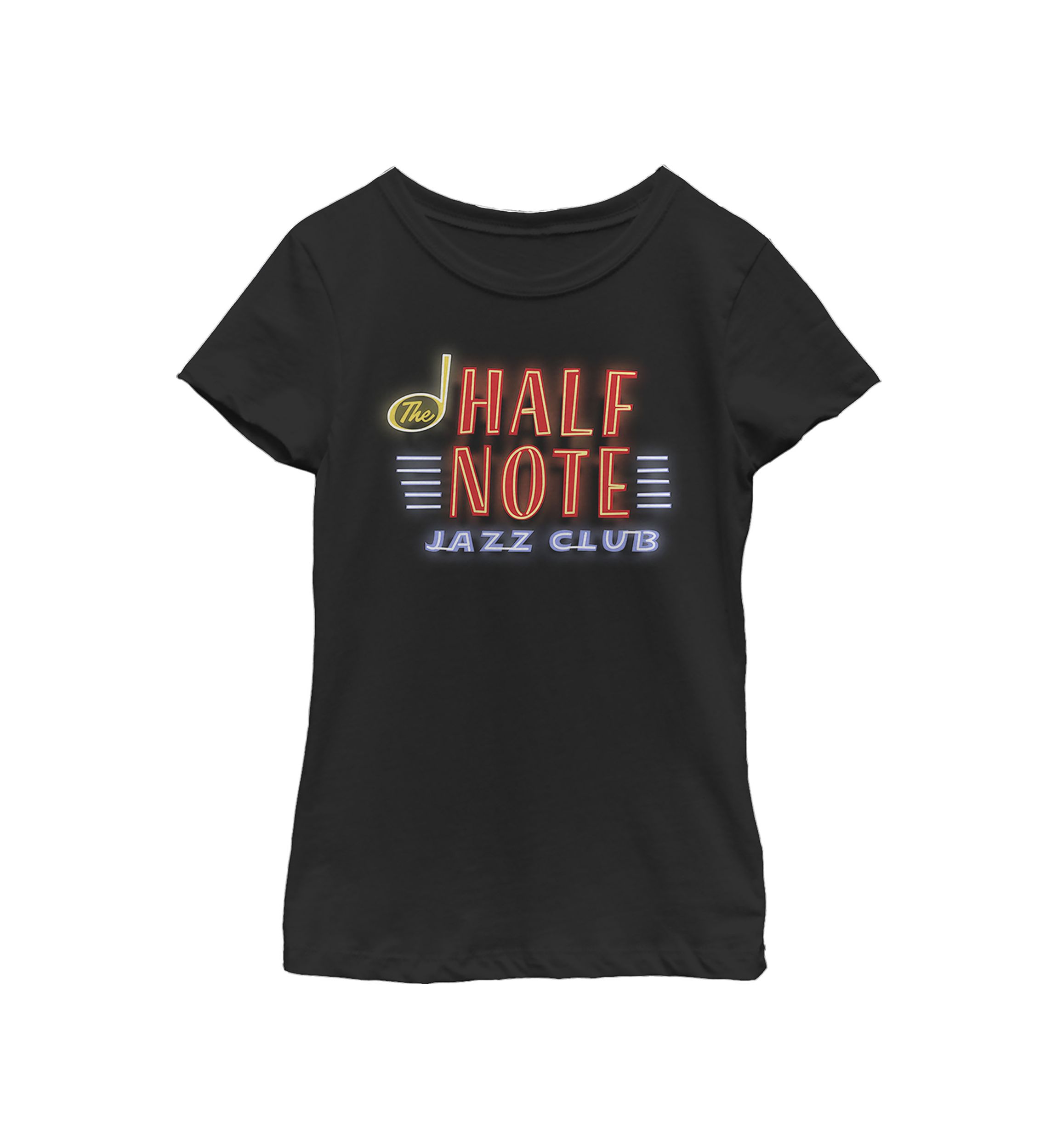 Girls 4-6x Half Note Neon Sign Graphic Top