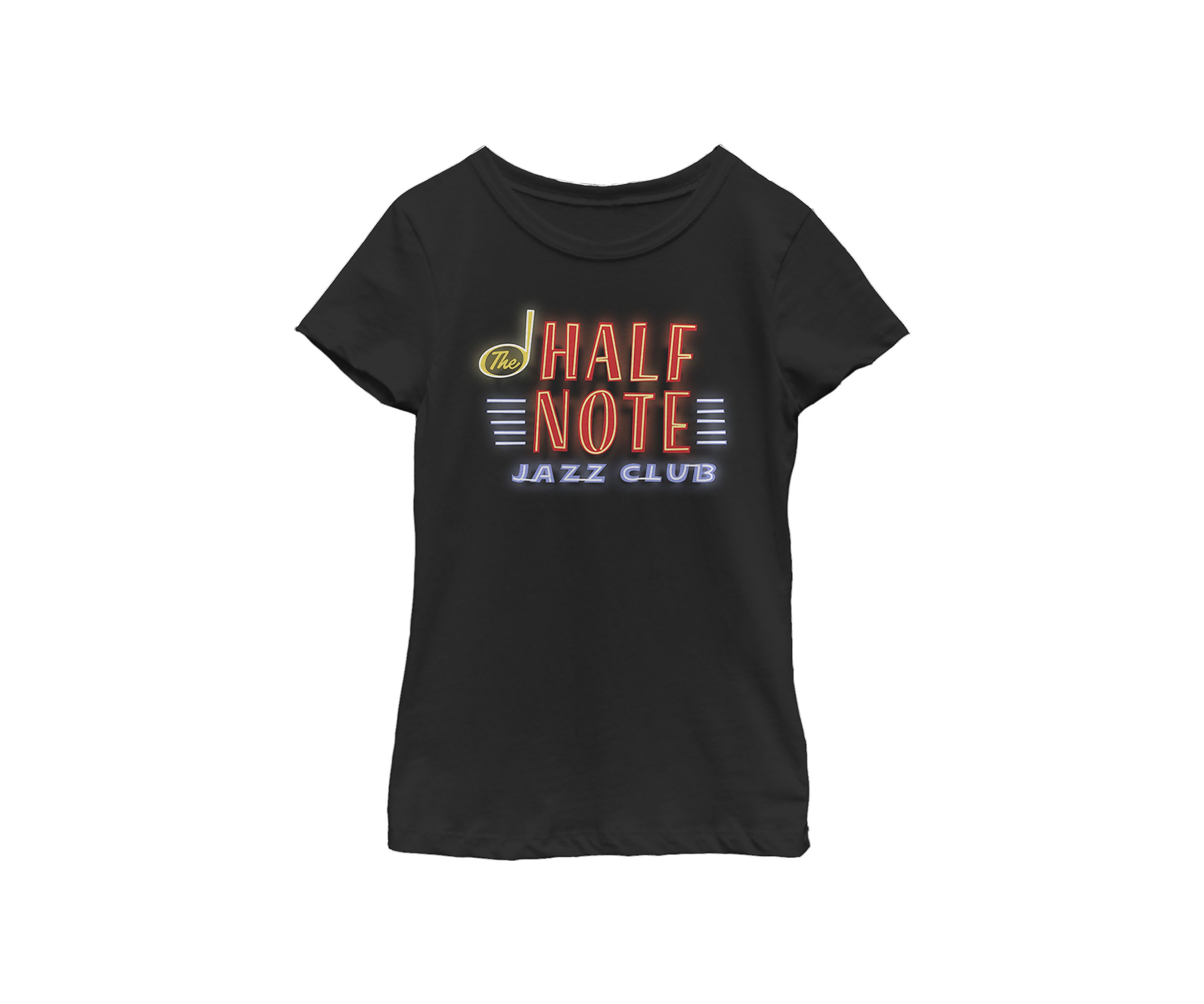 Girls 4-6x Half Note Neon Sign Graphic Top