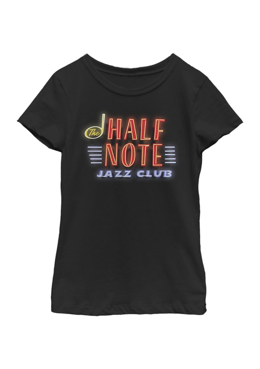 Girls 4-6x Half Note Neon Sign Graphic Top