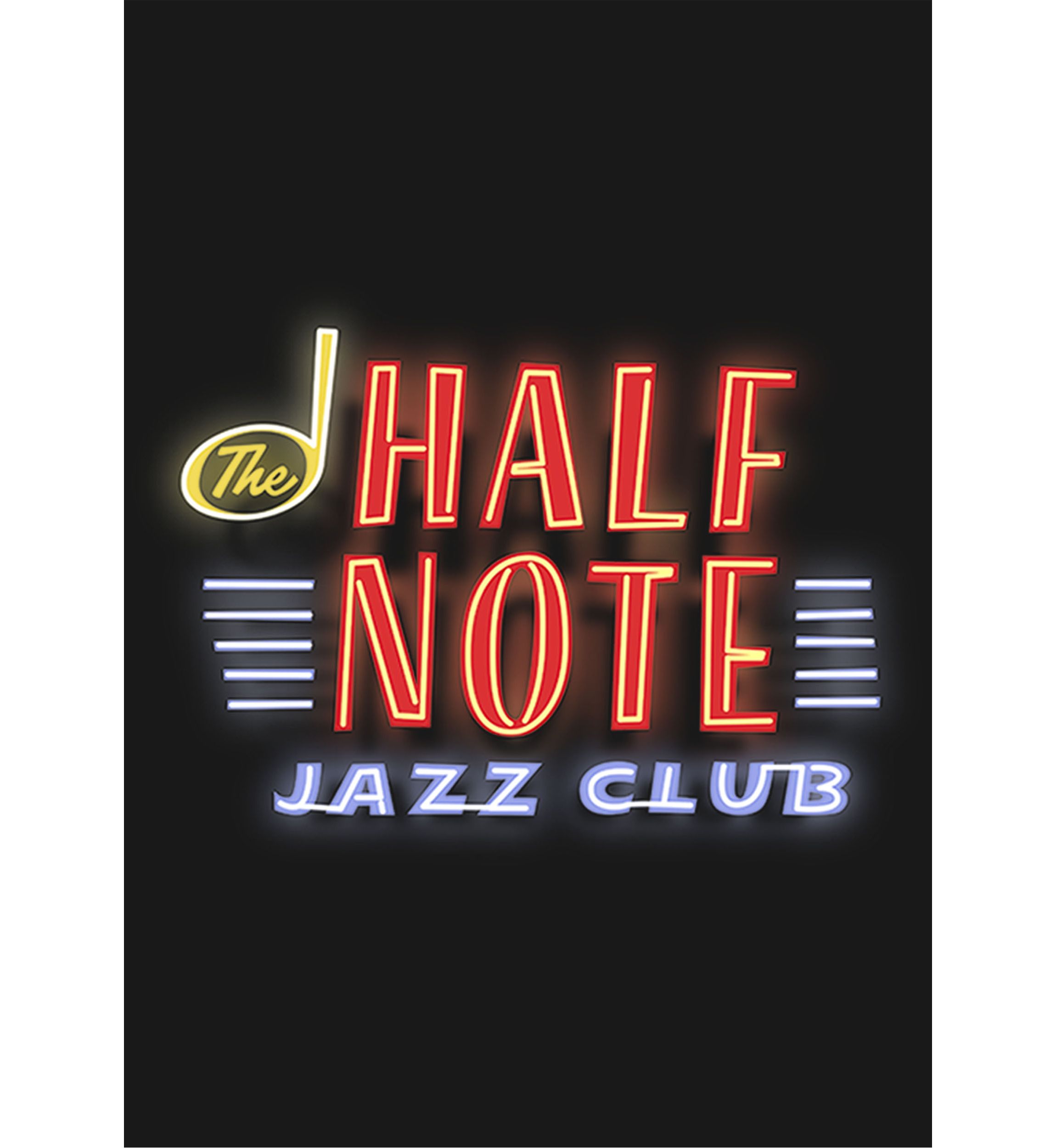 Girls 4-6x Half Note Neon Sign Graphic Top