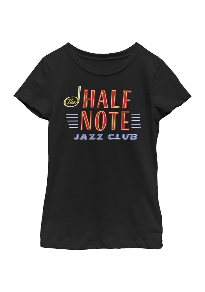 Girls 4-6x Half Note Neon Graphic Top