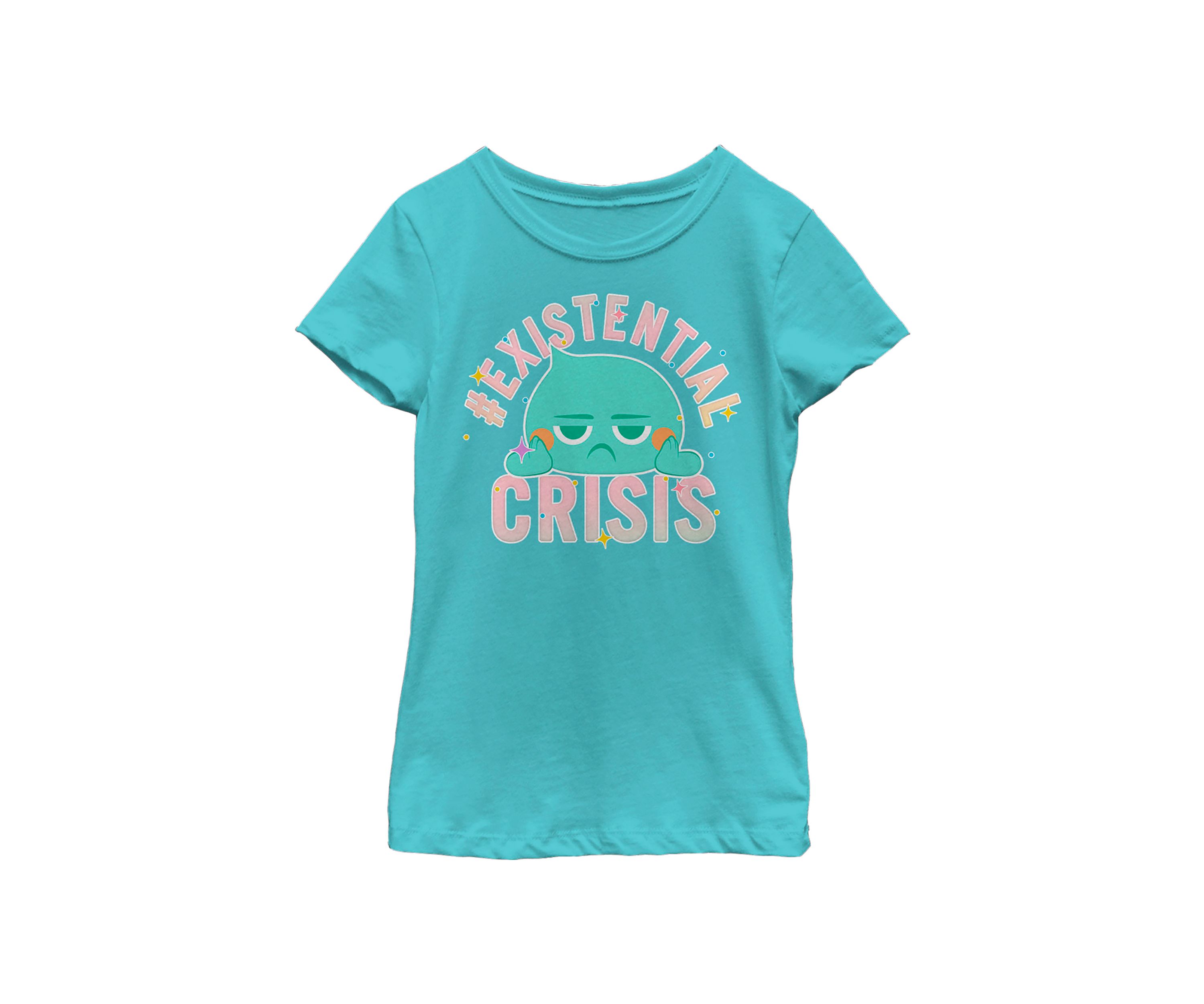 Girls 4-6x Existential Crisis Graphic Top