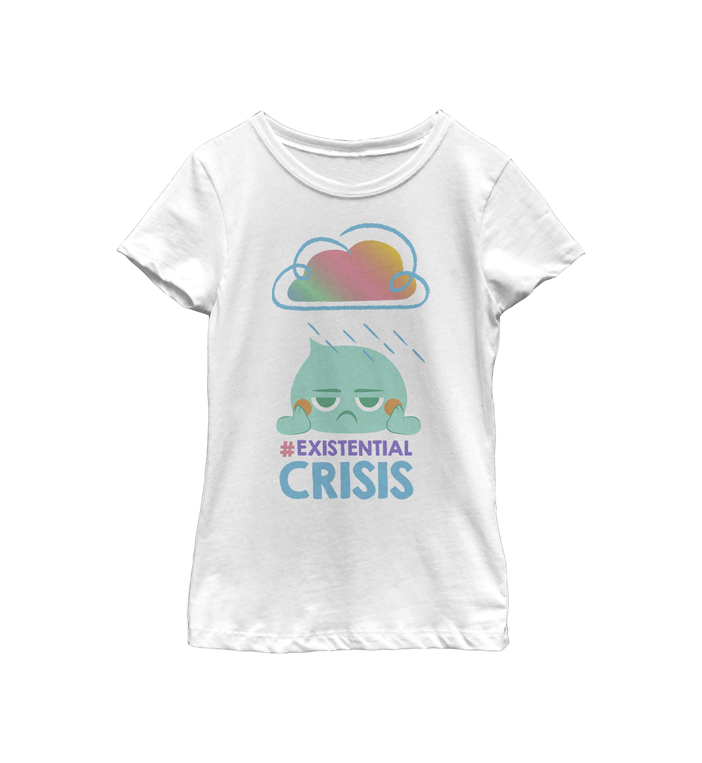 Girls 4-6x Existential Crisis Graphic Top