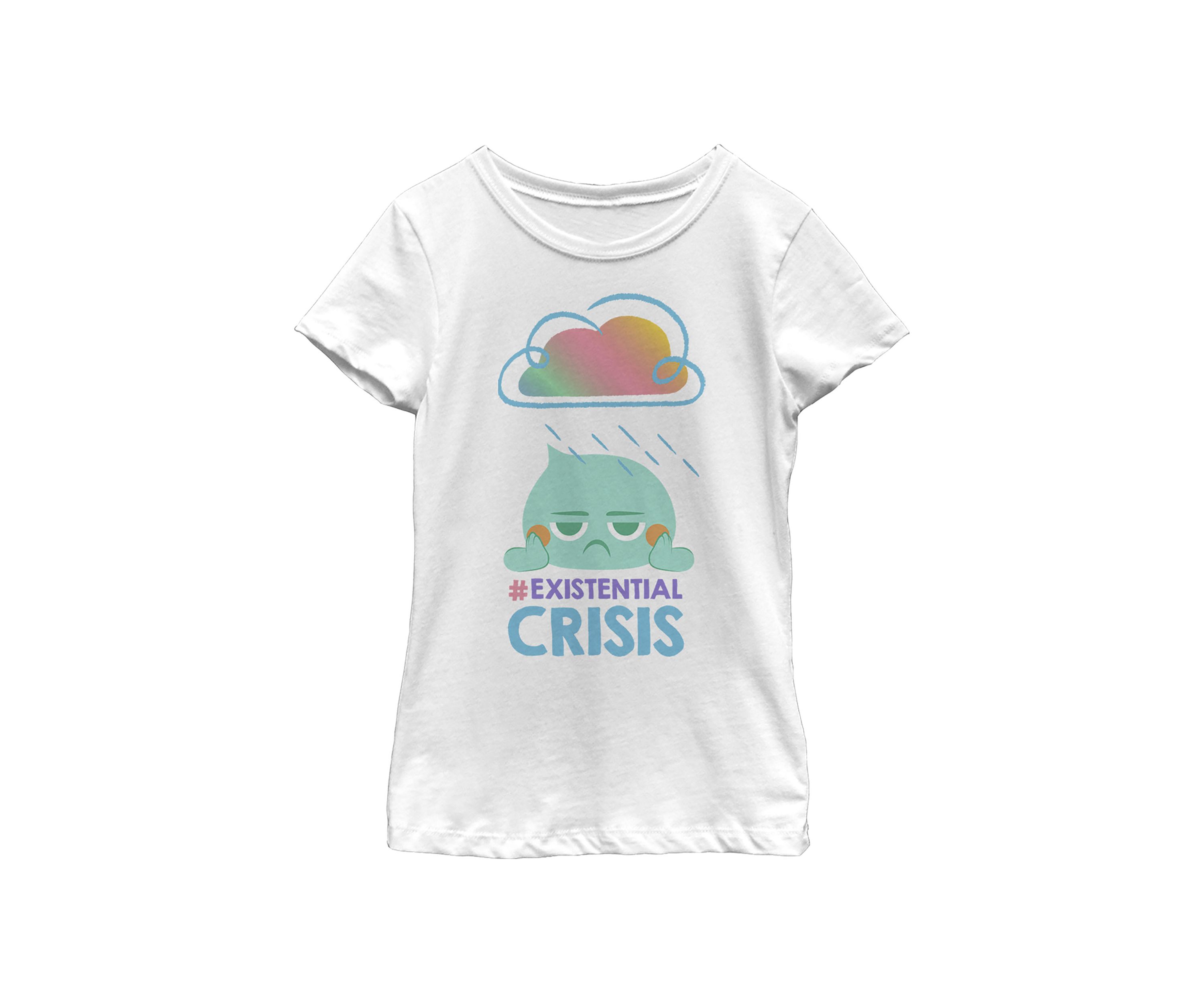 Girls 4-6x Existential Crisis Graphic Top