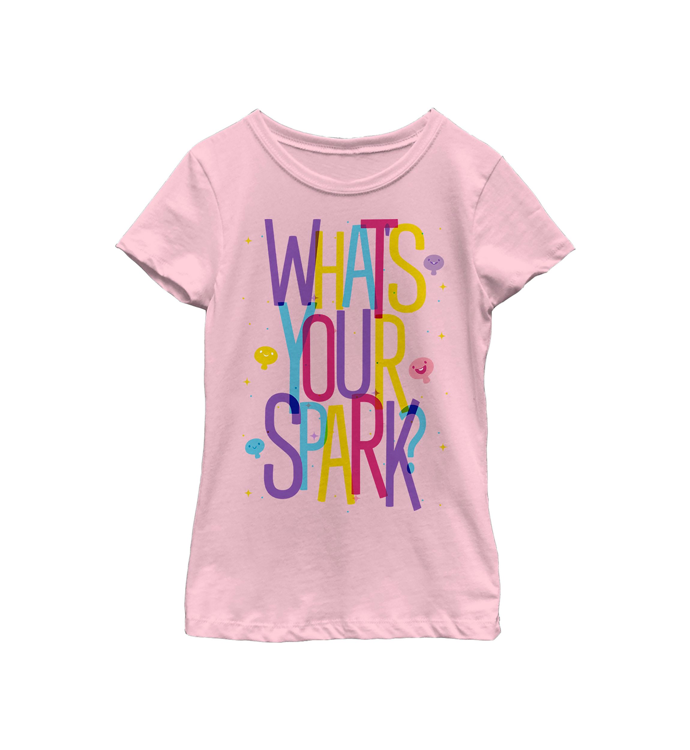 Girls 4-6x Colorful Spark Graphic Top