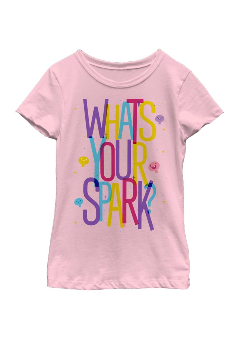 Girls 4-6x Colorful Spark Graphic Top