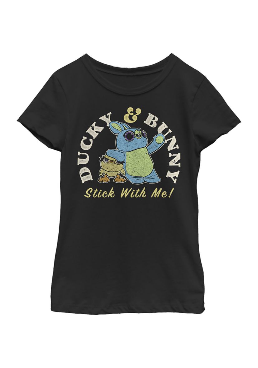 Girls 4-6x  Duckie and Bunny Brand Graphic Top