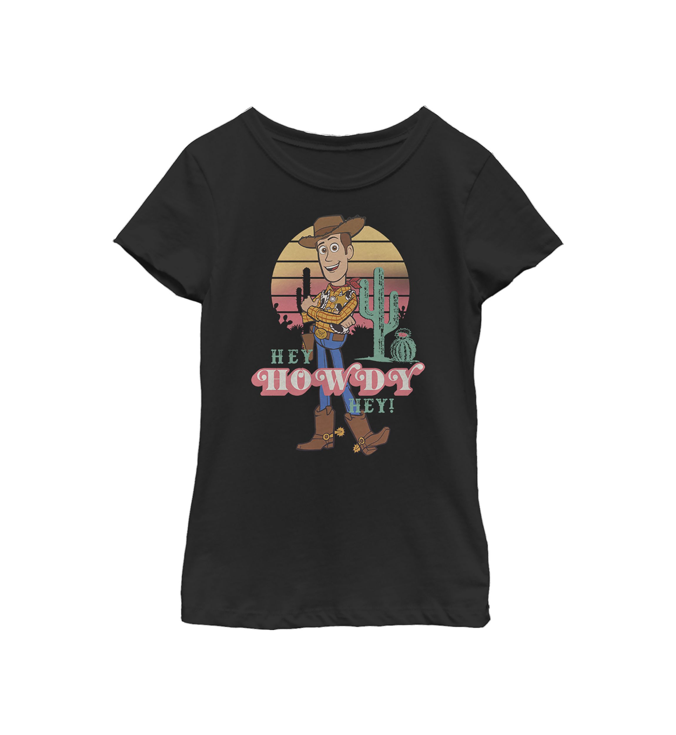 Girls 4-6x  Hey Howdy Graphic T-Shirt