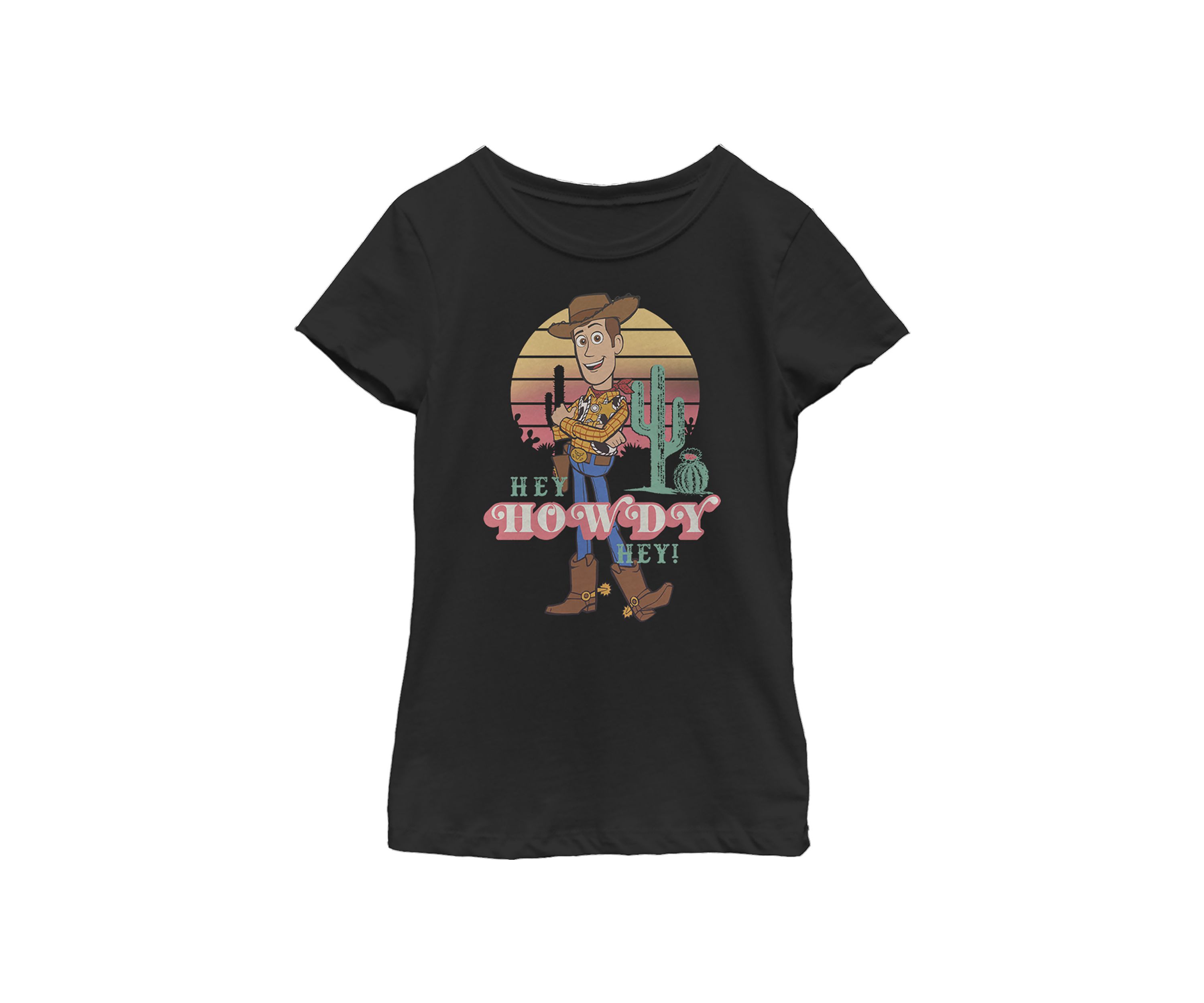 Girls 4-6x  Hey Howdy Graphic T-Shirt