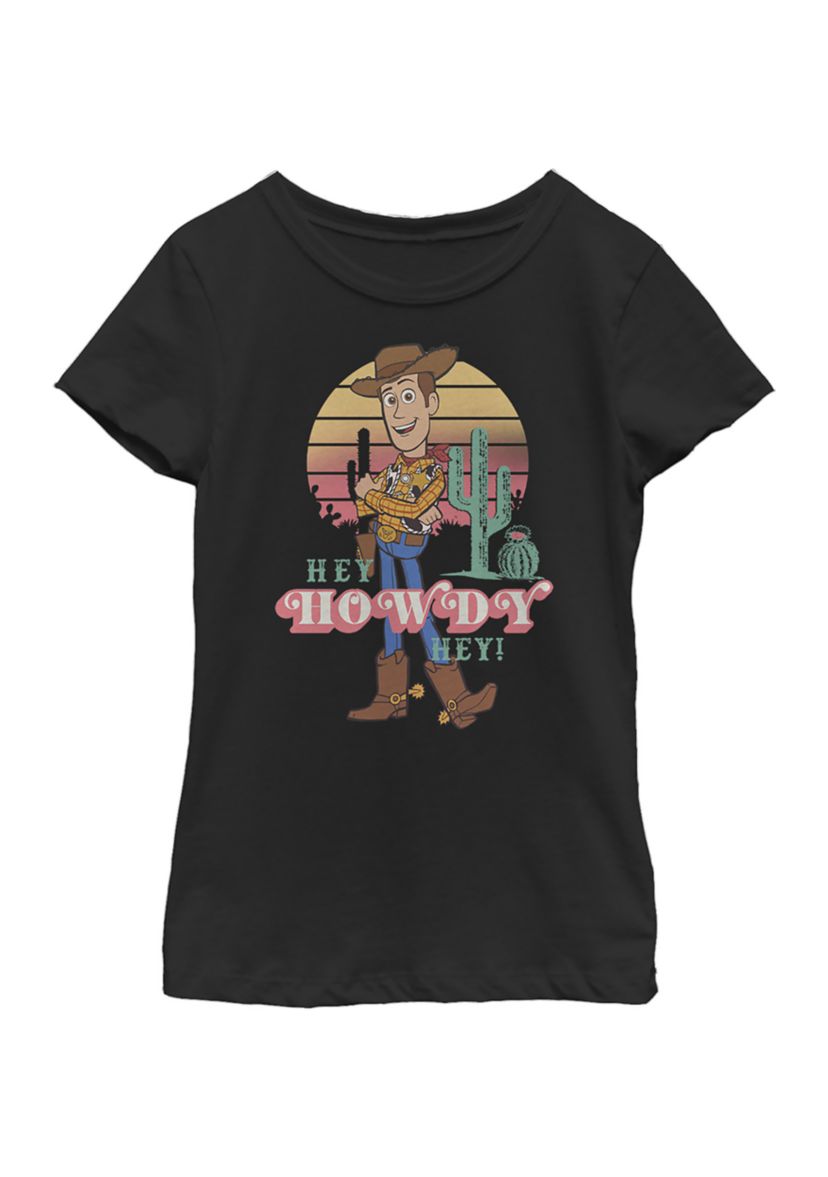 Girls 4-6x  Hey Howdy Graphic T-Shirt