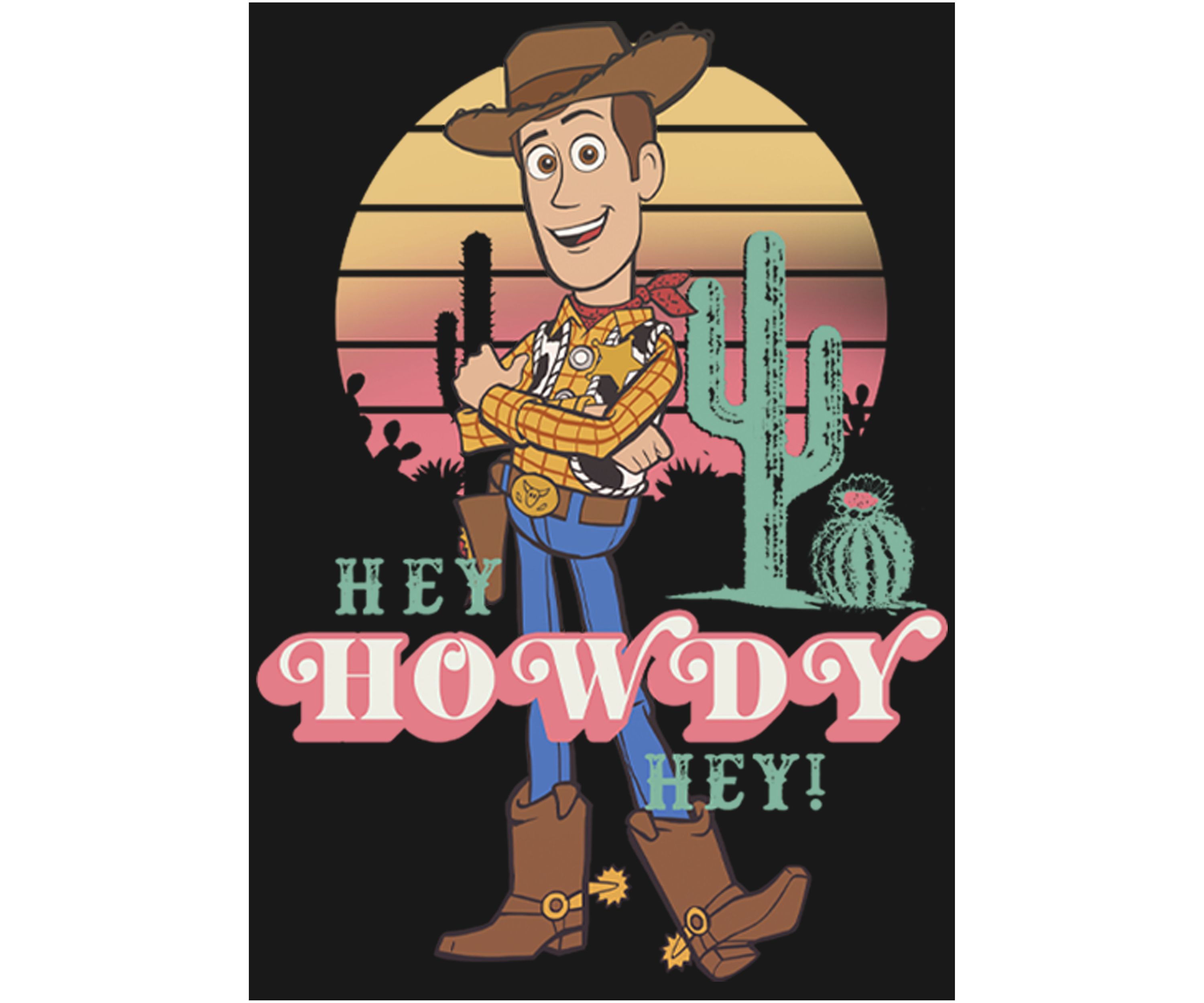 Girls 4-6x  Hey Howdy Graphic T-Shirt