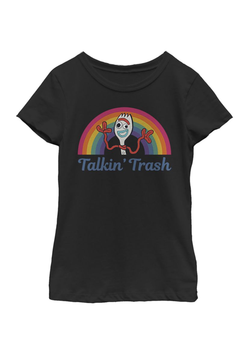 Girls 4-6x  Talkin Trash Graphic T-Shirt