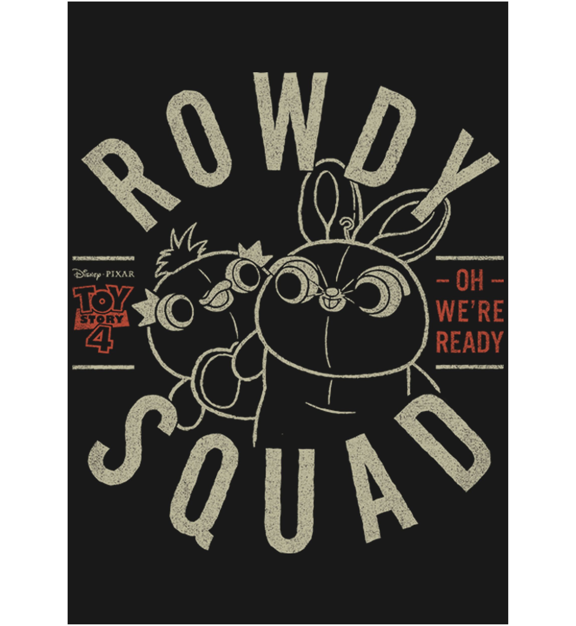 Girls 4-6x  Roudy Squad Graphic Top