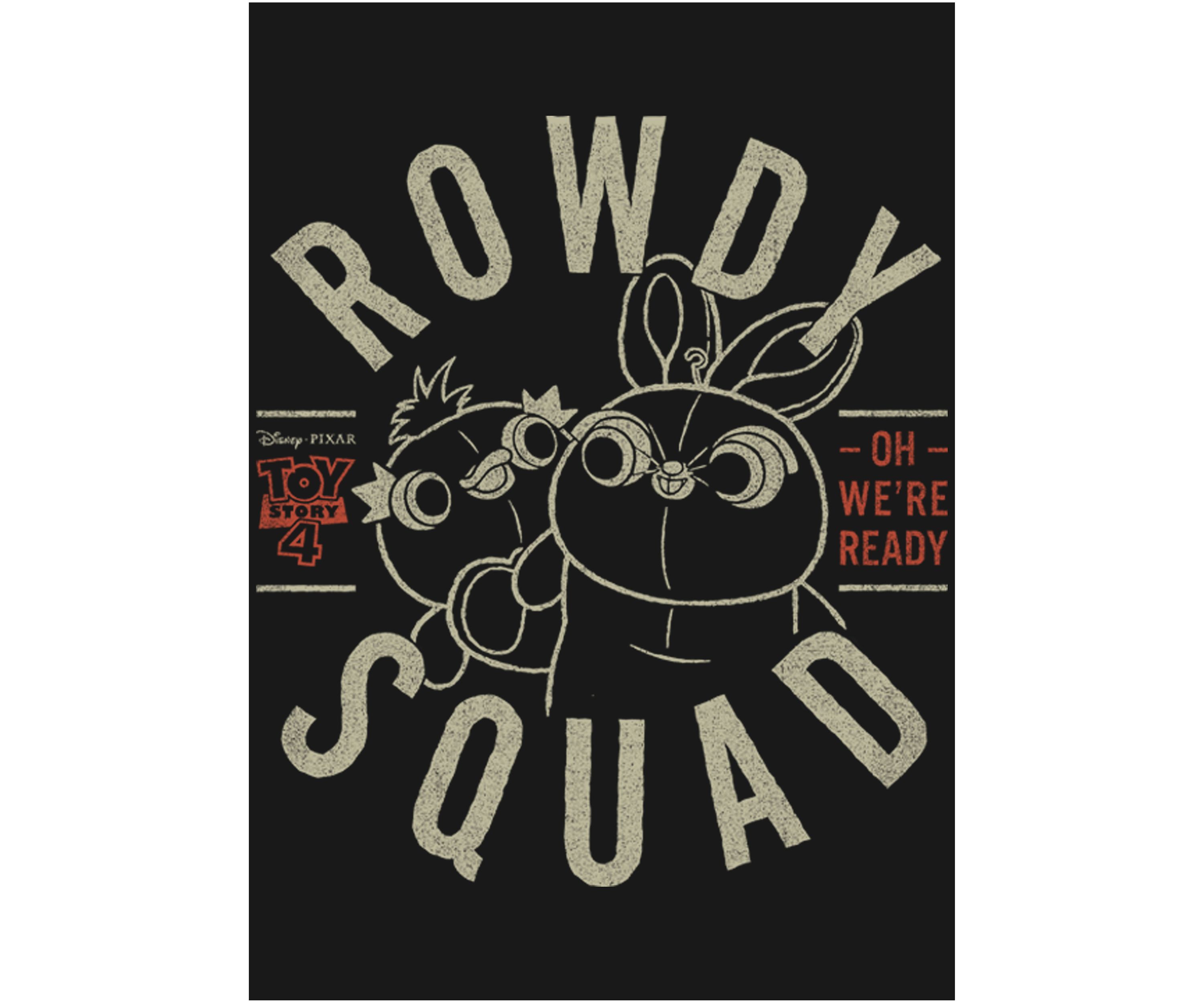 Girls 4-6x  Roudy Squad Graphic Top