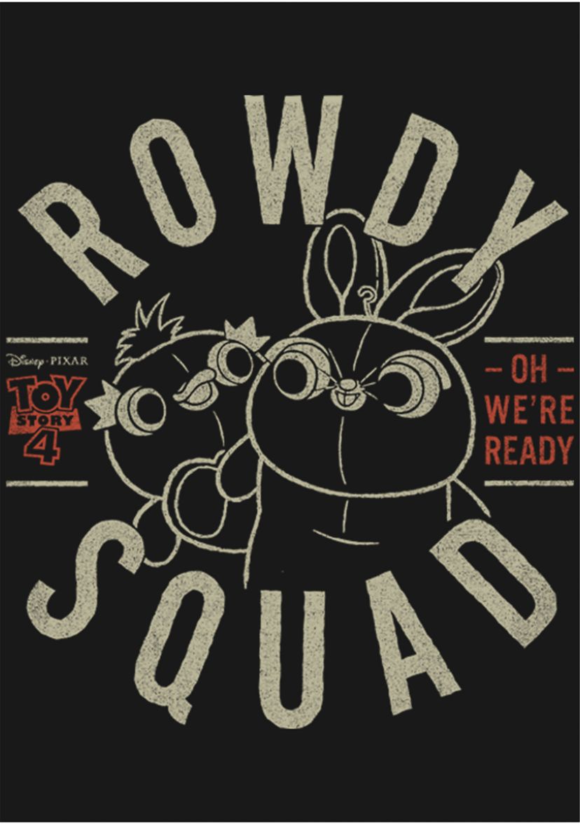 Girls 4-6x  Roudy Squad Graphic Top
