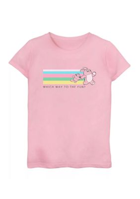 Disney Pixar Toy Story Girls 4-6x Which Way To Fun Graphic T-Shirt, Pink, Large