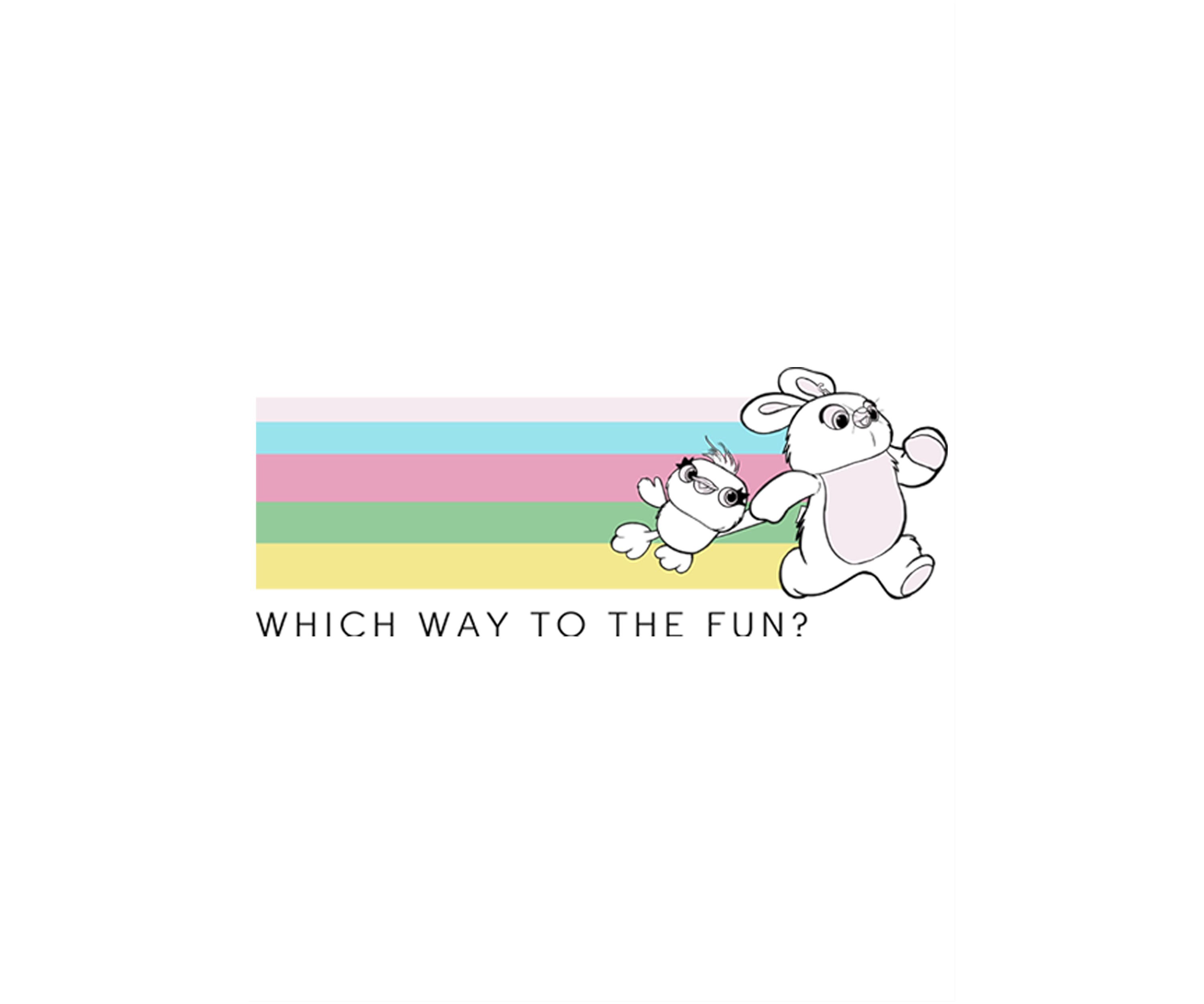 Girls 4-6x Which Way To Fun Graphic T-Shirt