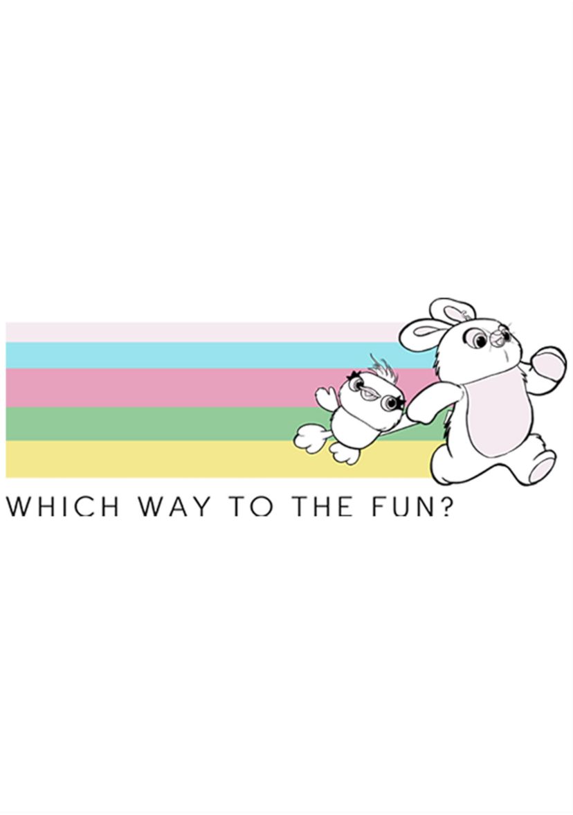 Girls 4-6x Which Way To Fun Graphic T-Shirt