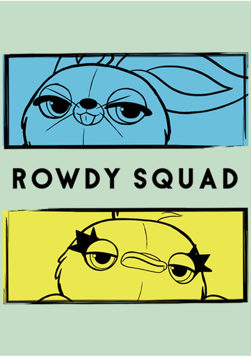 Girls 4-6x Rowdy Boxes Graphic T-Shirt