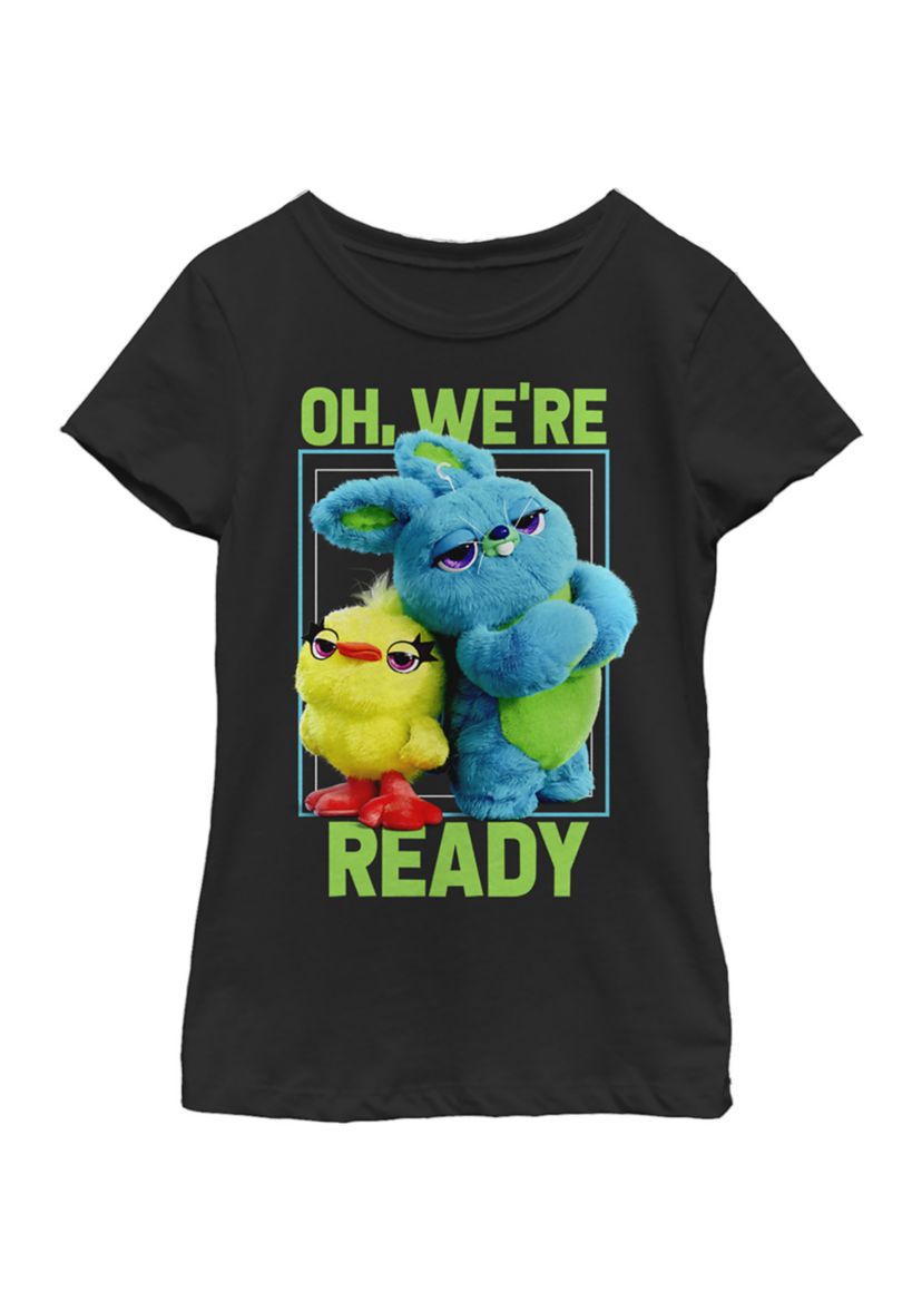 Girls 4-6x Ready Graphic T-Shirt