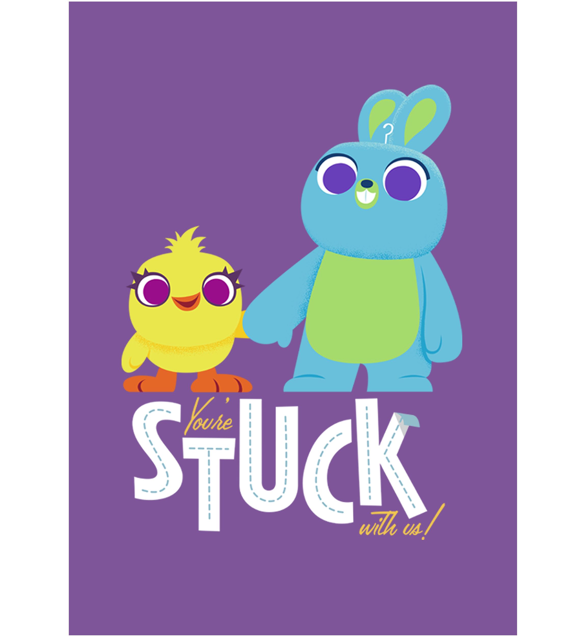 Girls 4-6x  Stuck With Us Graphic T-Shirt