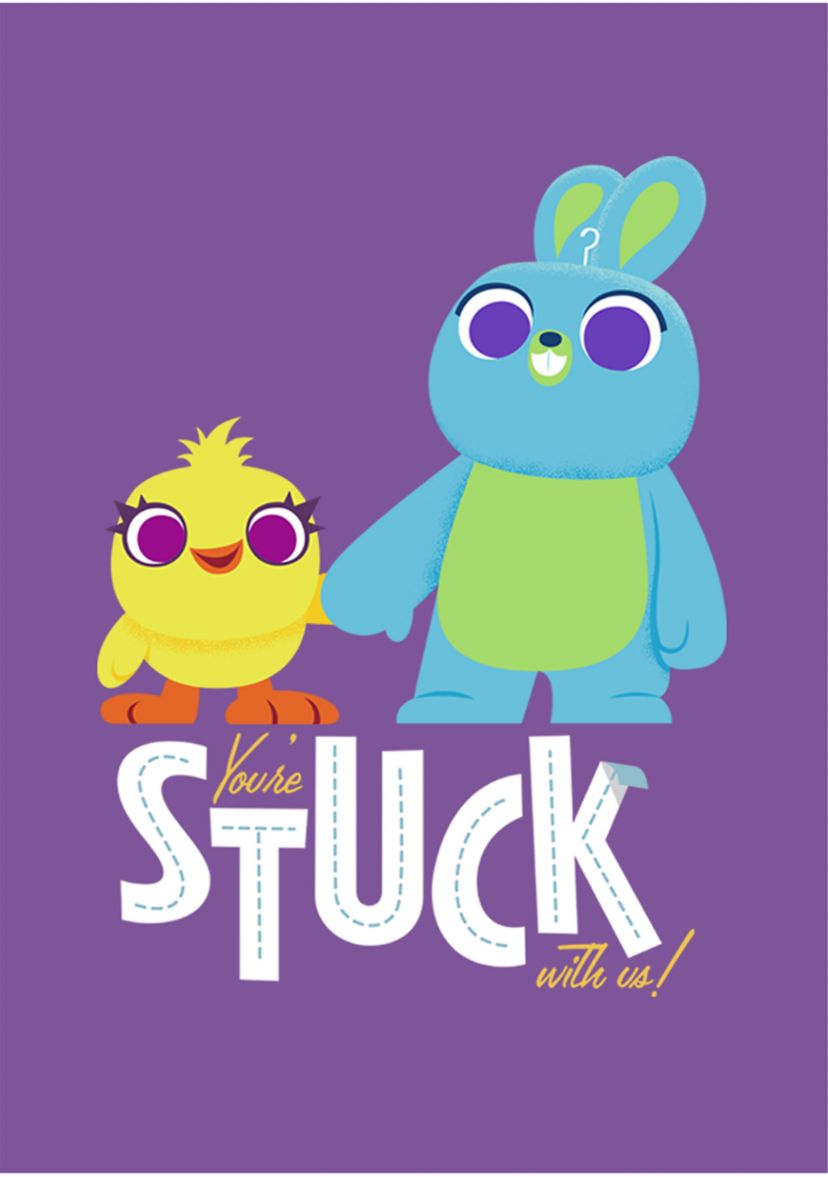 Girls 4-6x  Stuck With Us Graphic T-Shirt