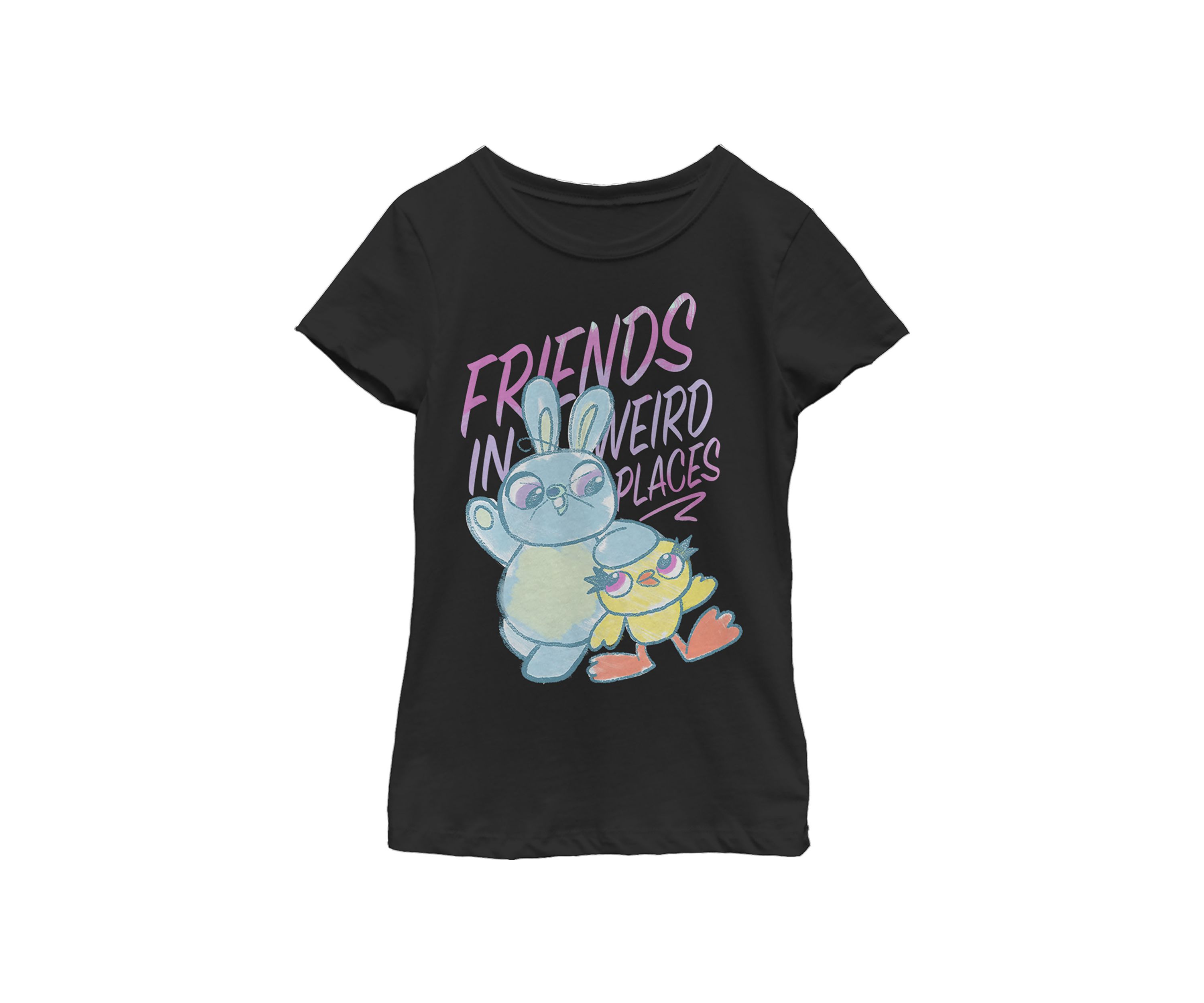 Girls 4-6x Friends Sketch Graphic T-Shirt
