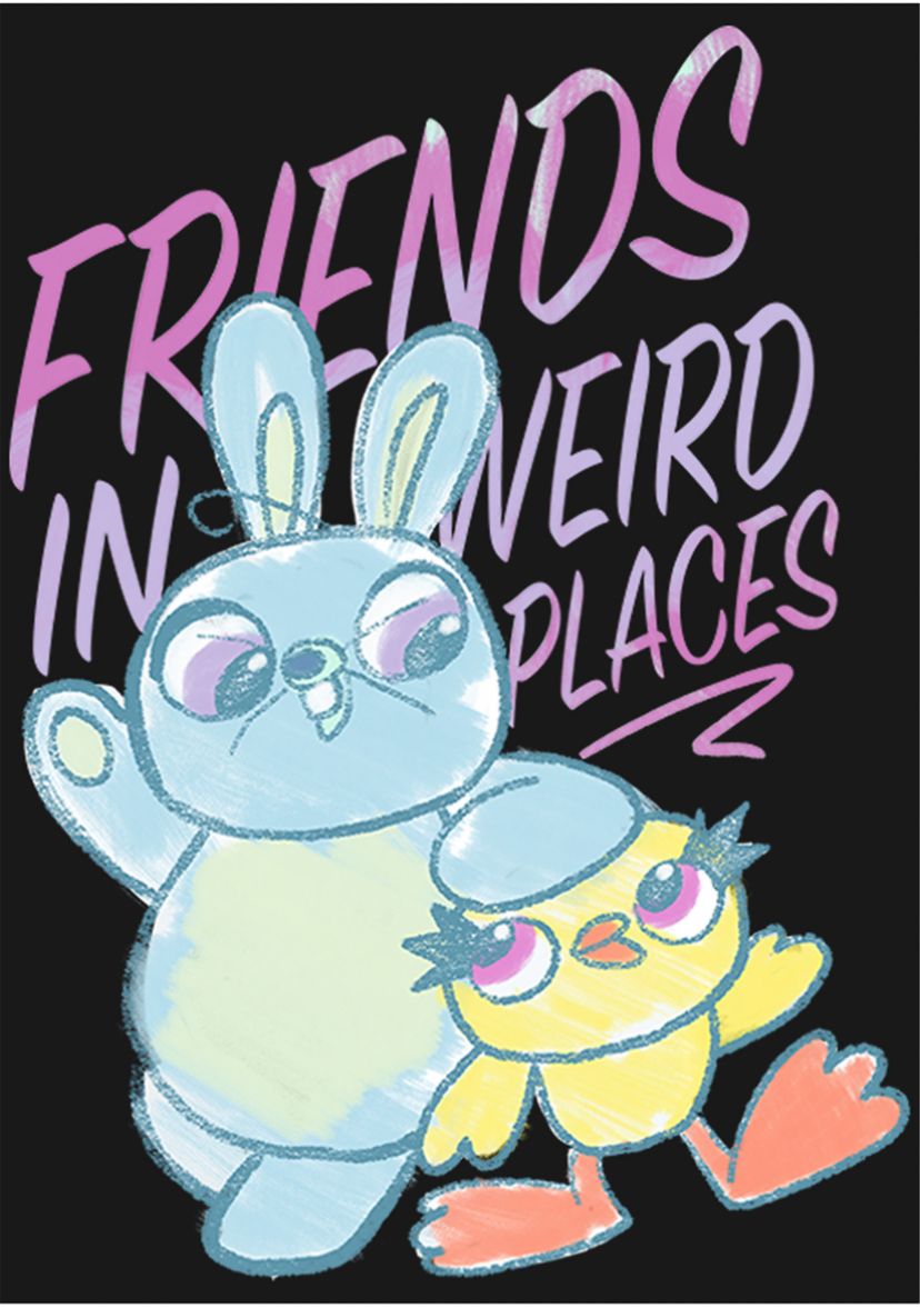 Girls 4-6x Friends Sketch Graphic T-Shirt