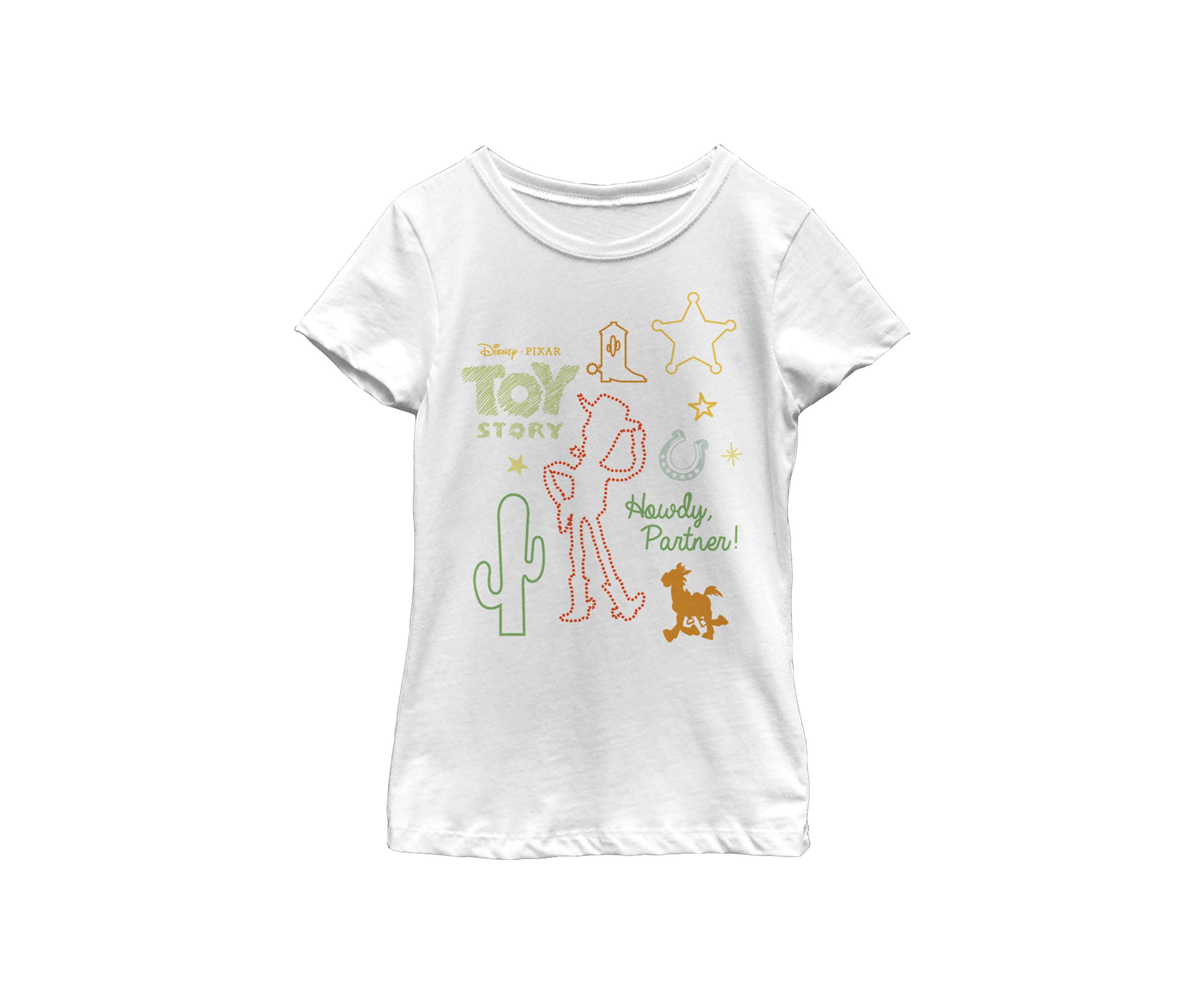 Girls 4-6x  Folk Story Graphic Top