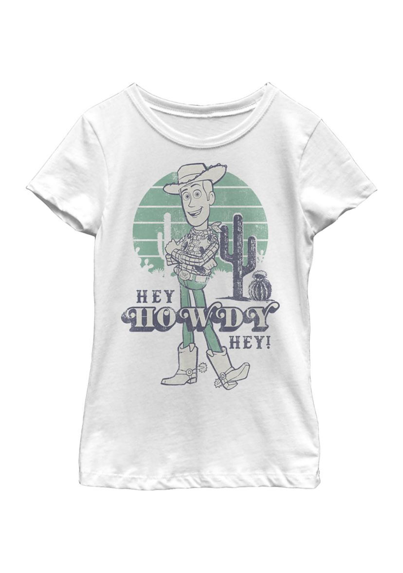 Girls 4-6x  Howdy Hey Graphic Top