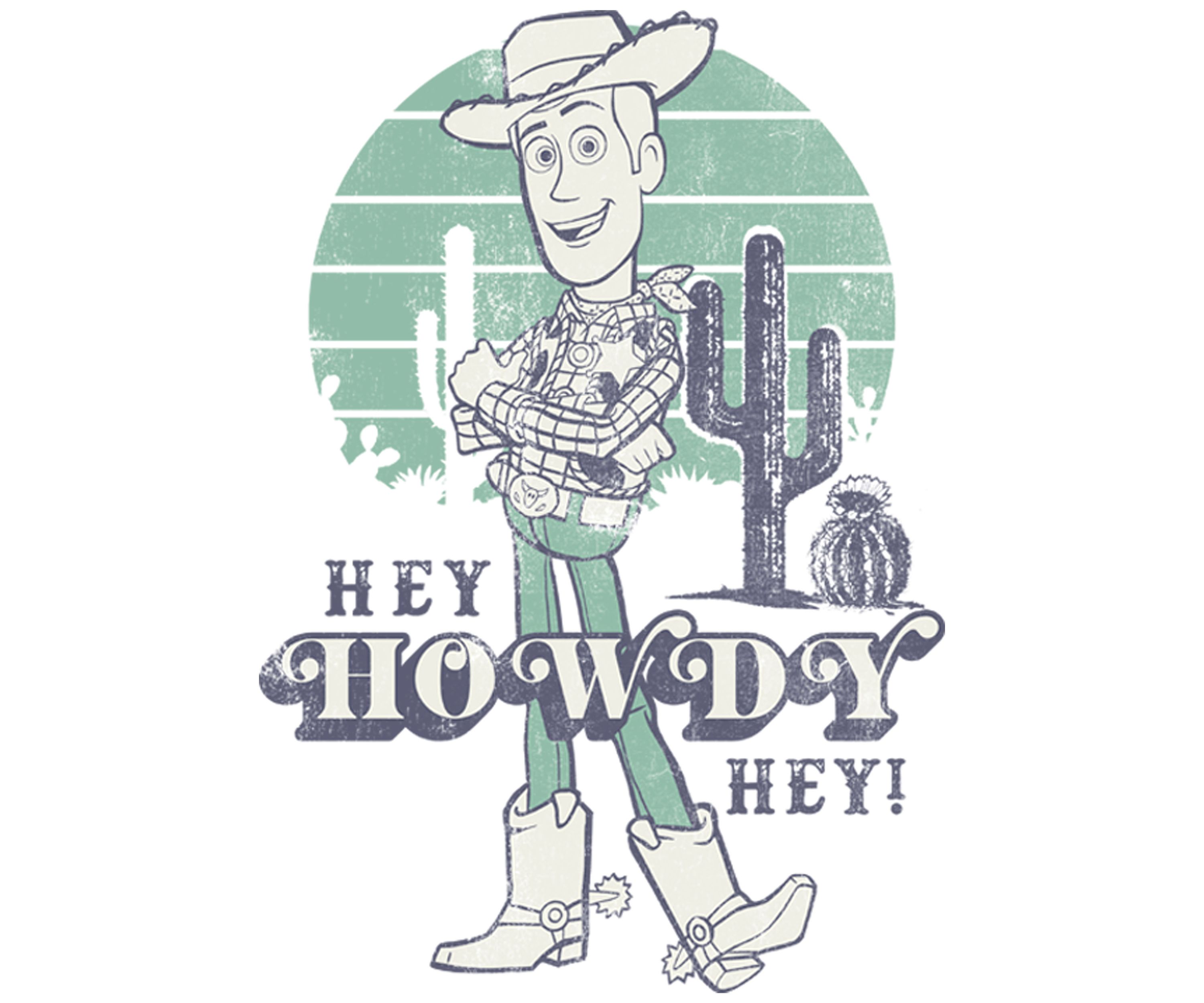 Girls 4-6x  Howdy Hey Graphic Top