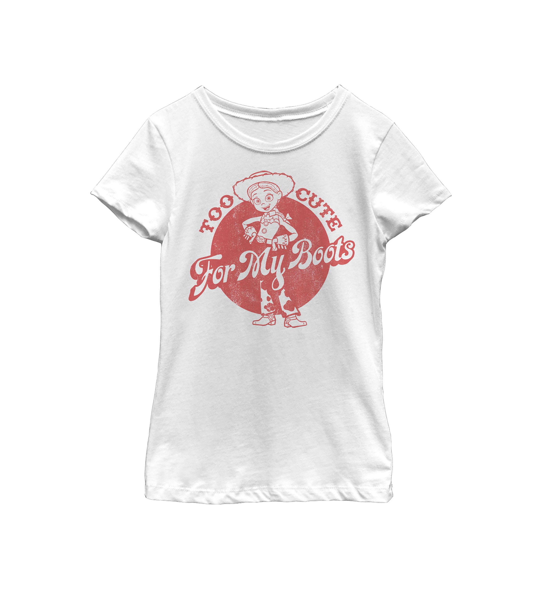 Girls 4-6x  Cute Boots Graphic T-Shirt