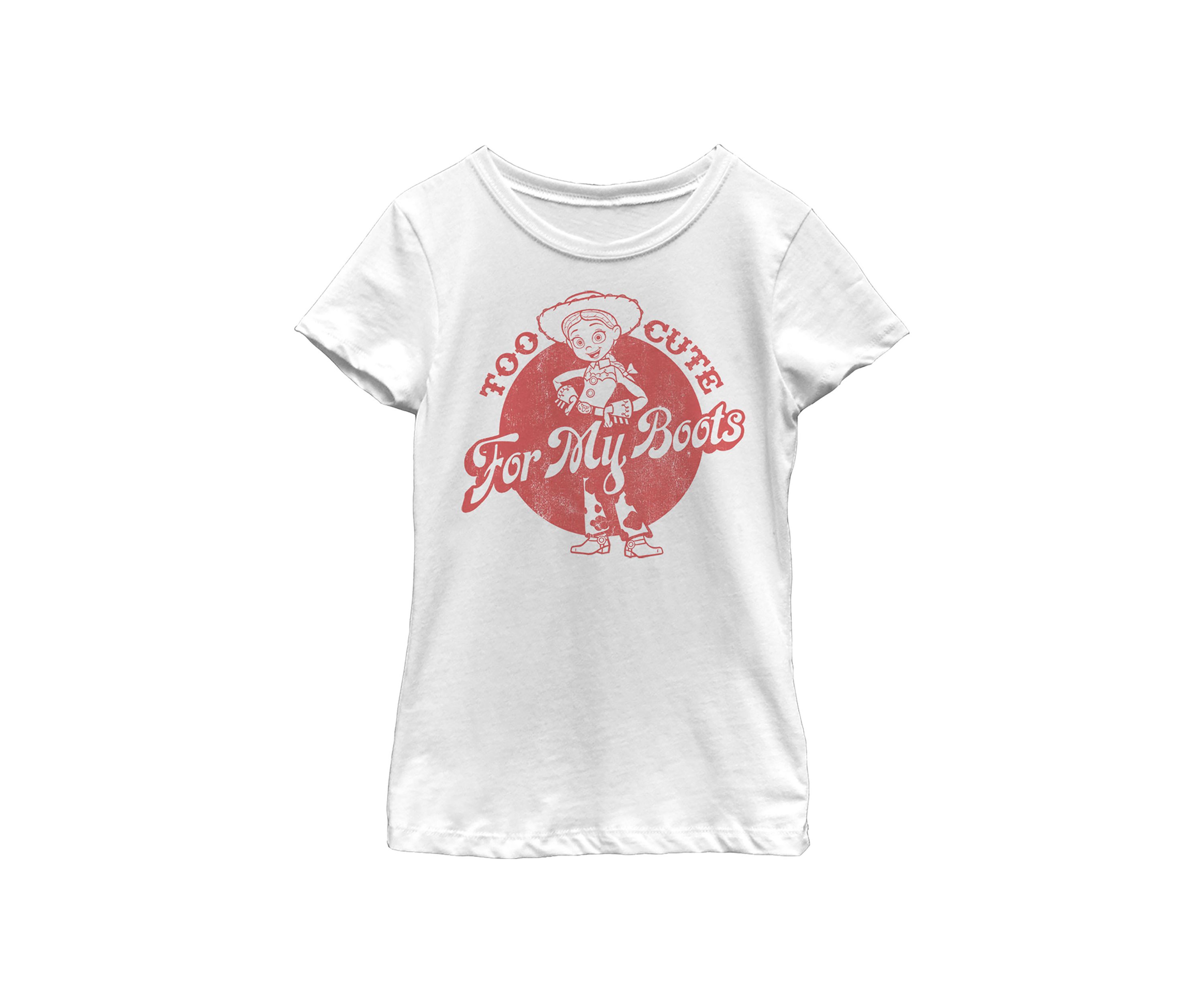 Girls 4-6x  Cute Boots Graphic T-Shirt