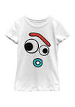 Girls 4-6x Big Face Curious Forky Graphic T-Shirt