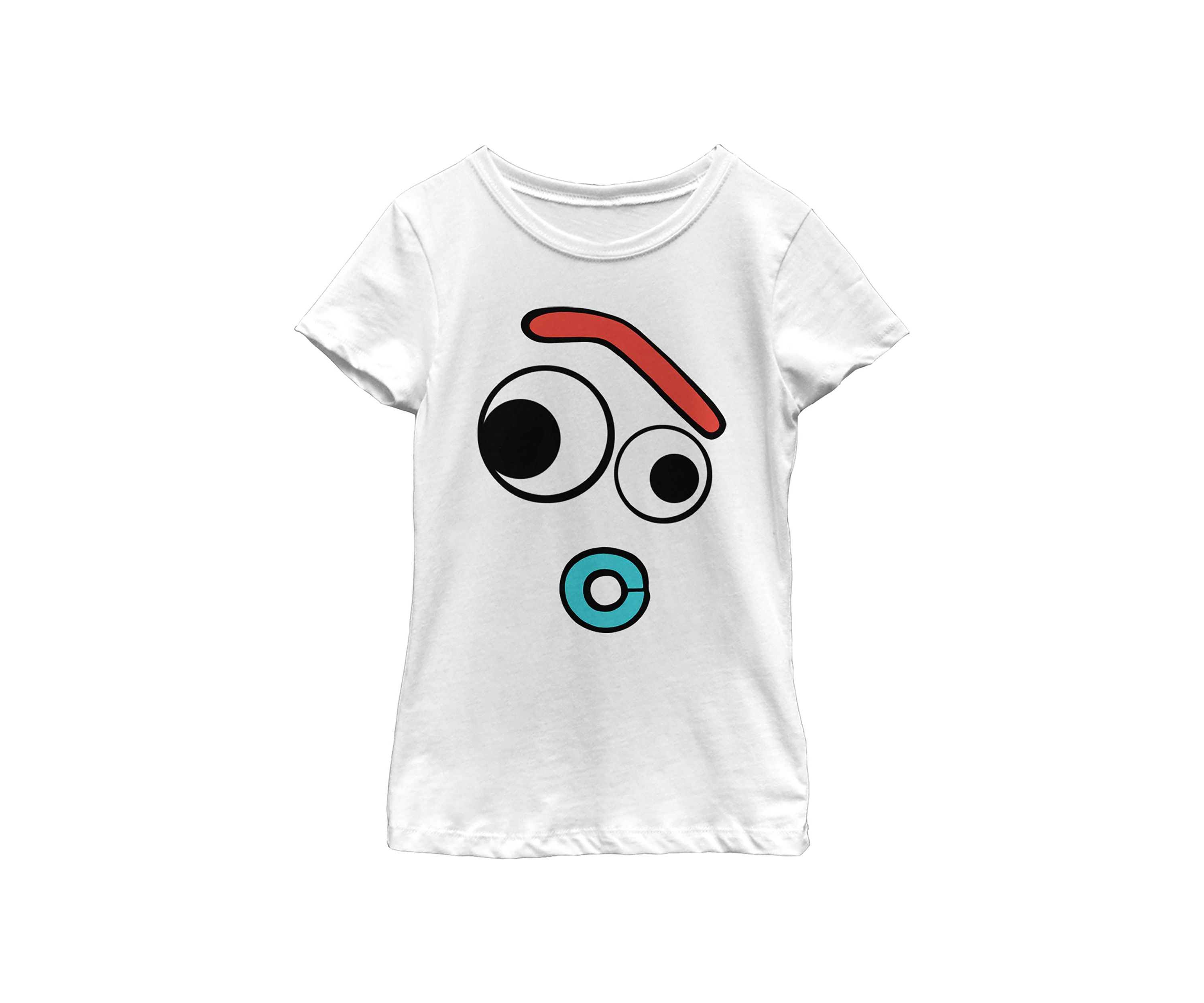 Girls 4-6x Big Face Curious Forky Graphic T-Shirt