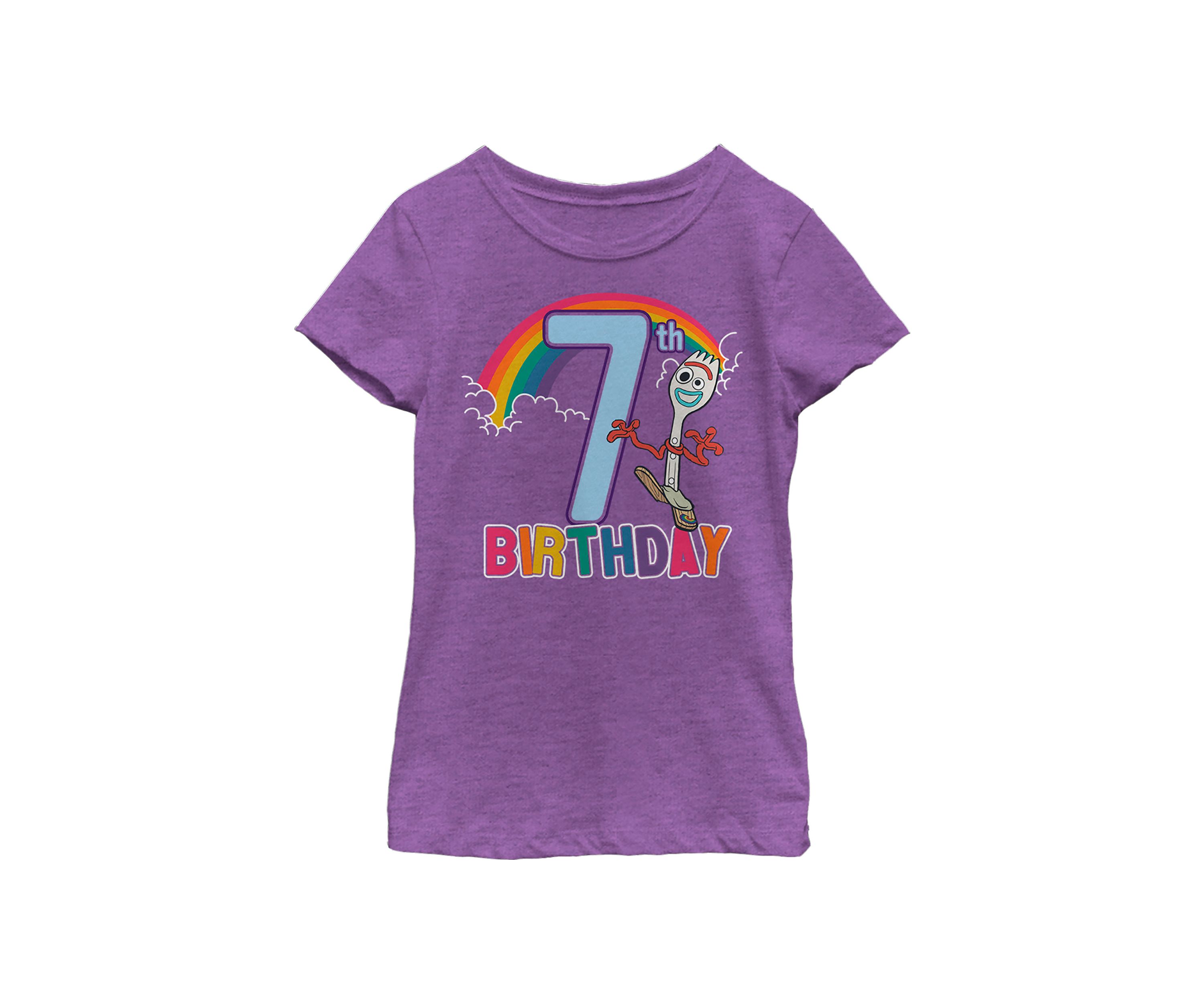 Girls 4-6x  Forky is Seven Graphic T-Shirt