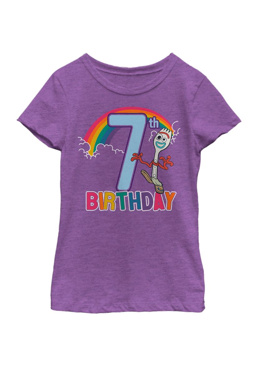Girls 4-6x  Forky is Seven Graphic T-Shirt