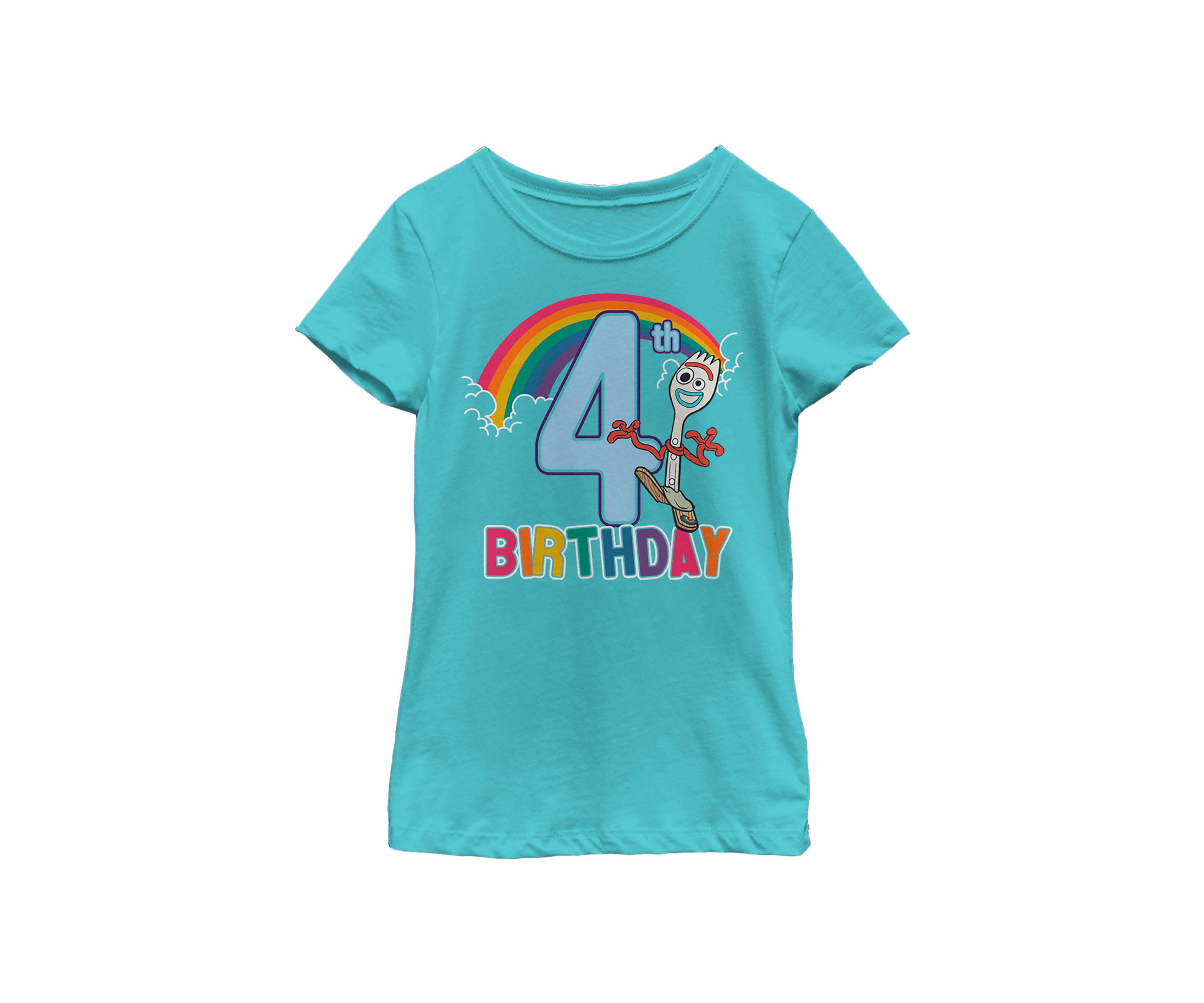 Girls 4-6x  Forky is Four Graphic T-Shirt