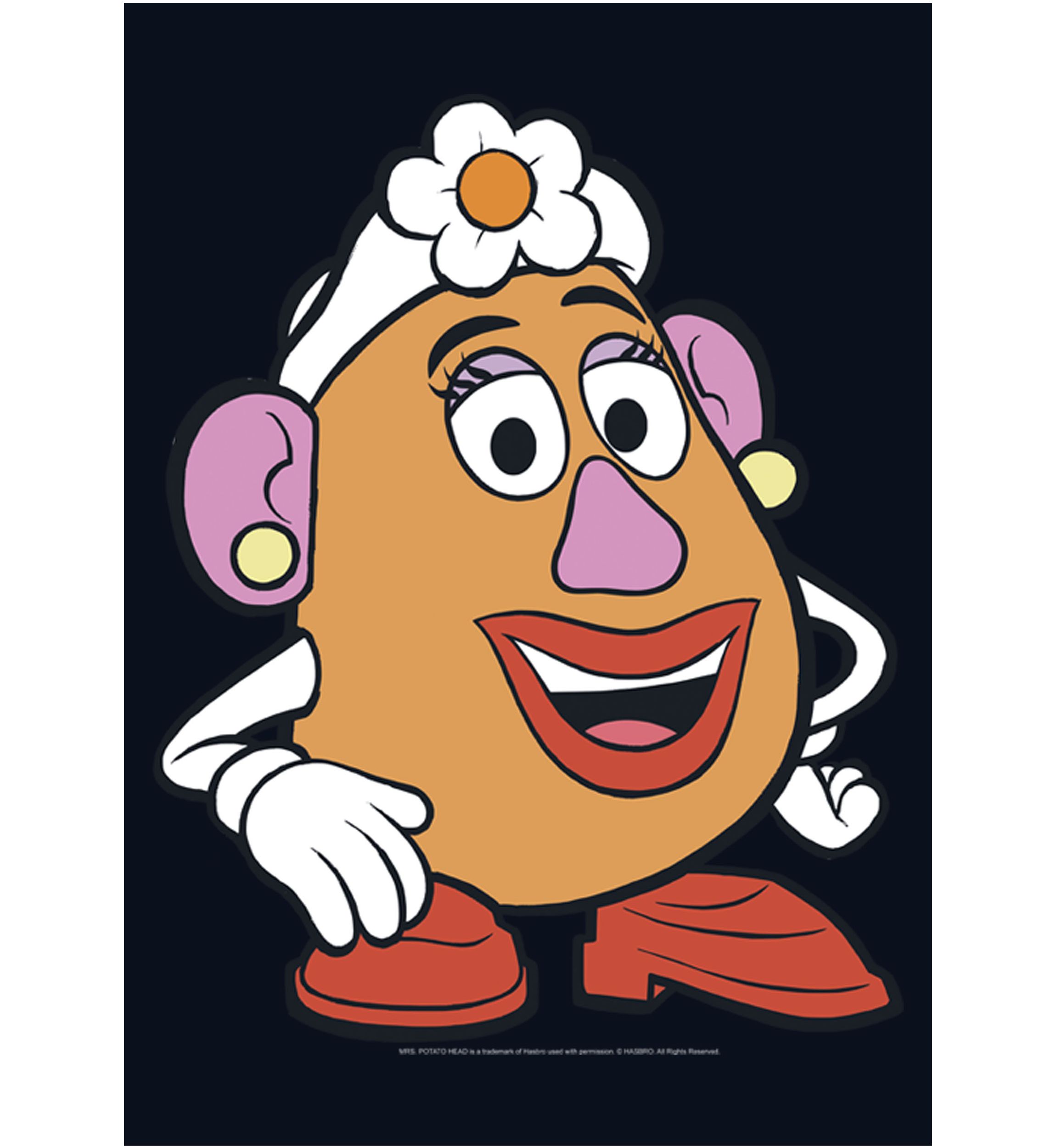 Girls 4-6x Mrs Potato Big Face Graphic T-Shirt