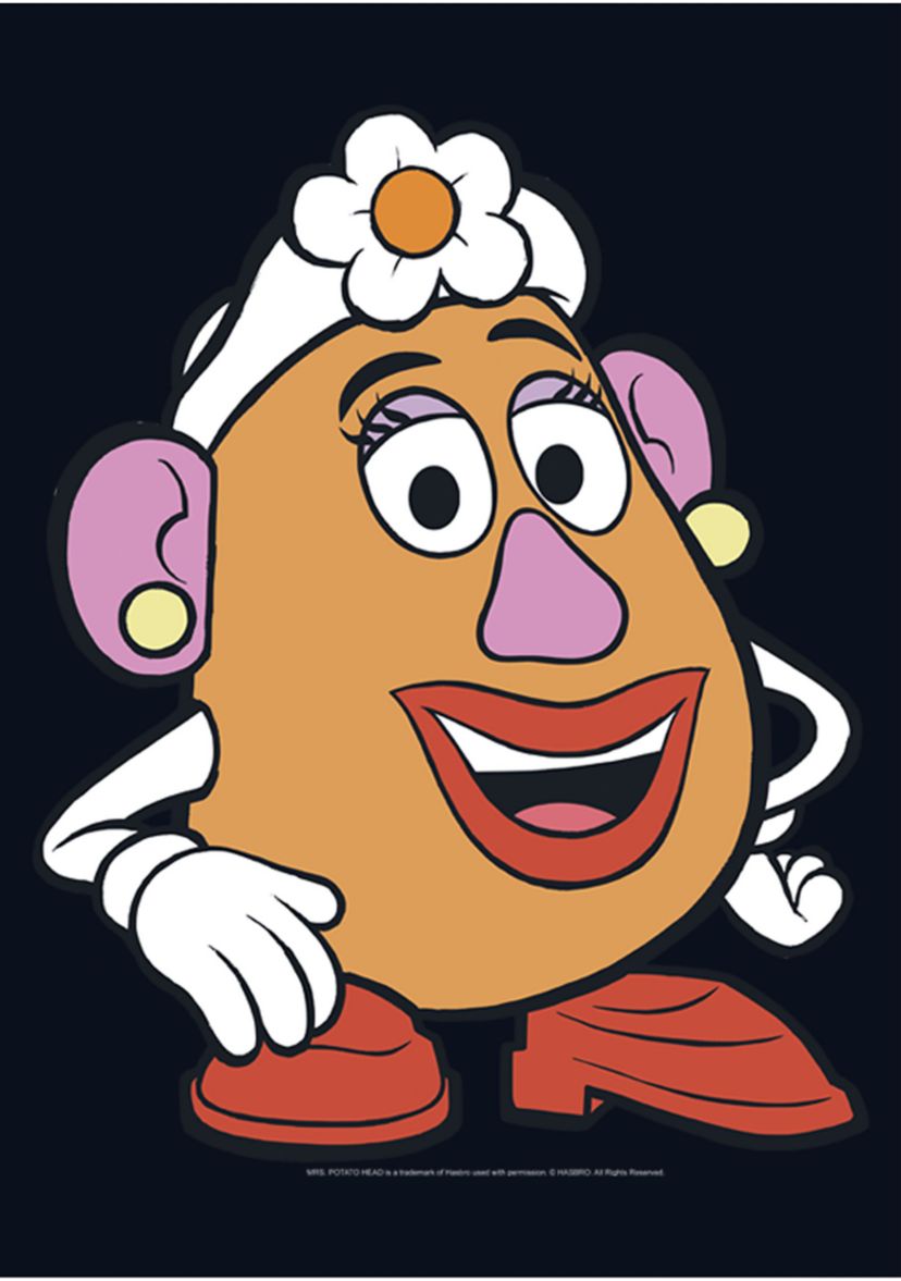 Girls 4-6x Mrs Potato Big Face Graphic T-Shirt