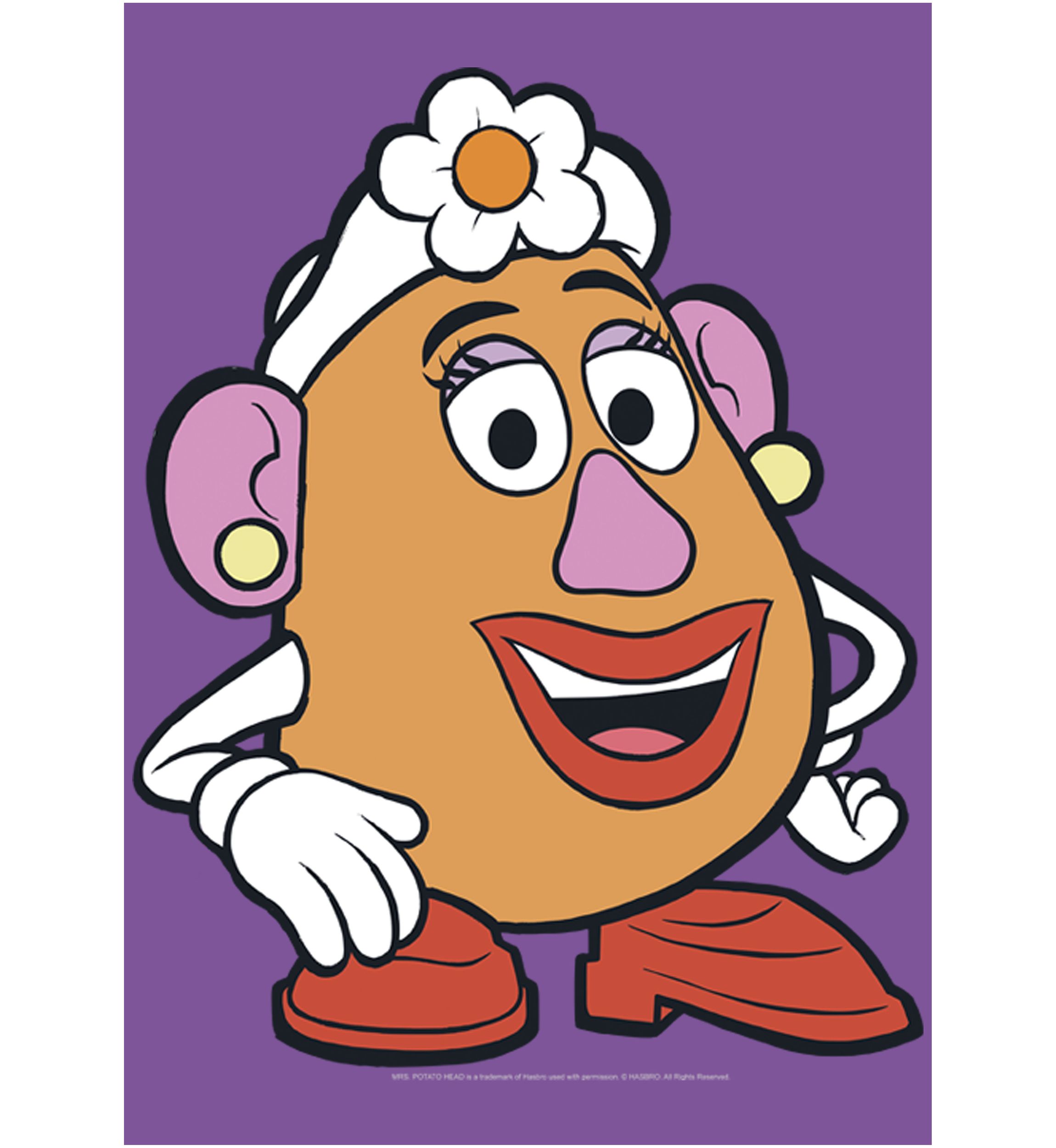 Girls 4-6x Mrs Potato Big Face Graphic T-Shirt