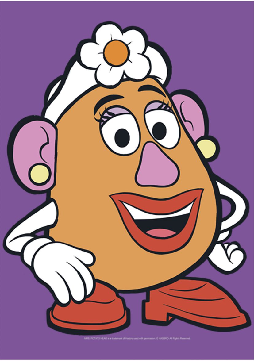 Girls 4-6x Mrs Potato Big Face Graphic T-Shirt