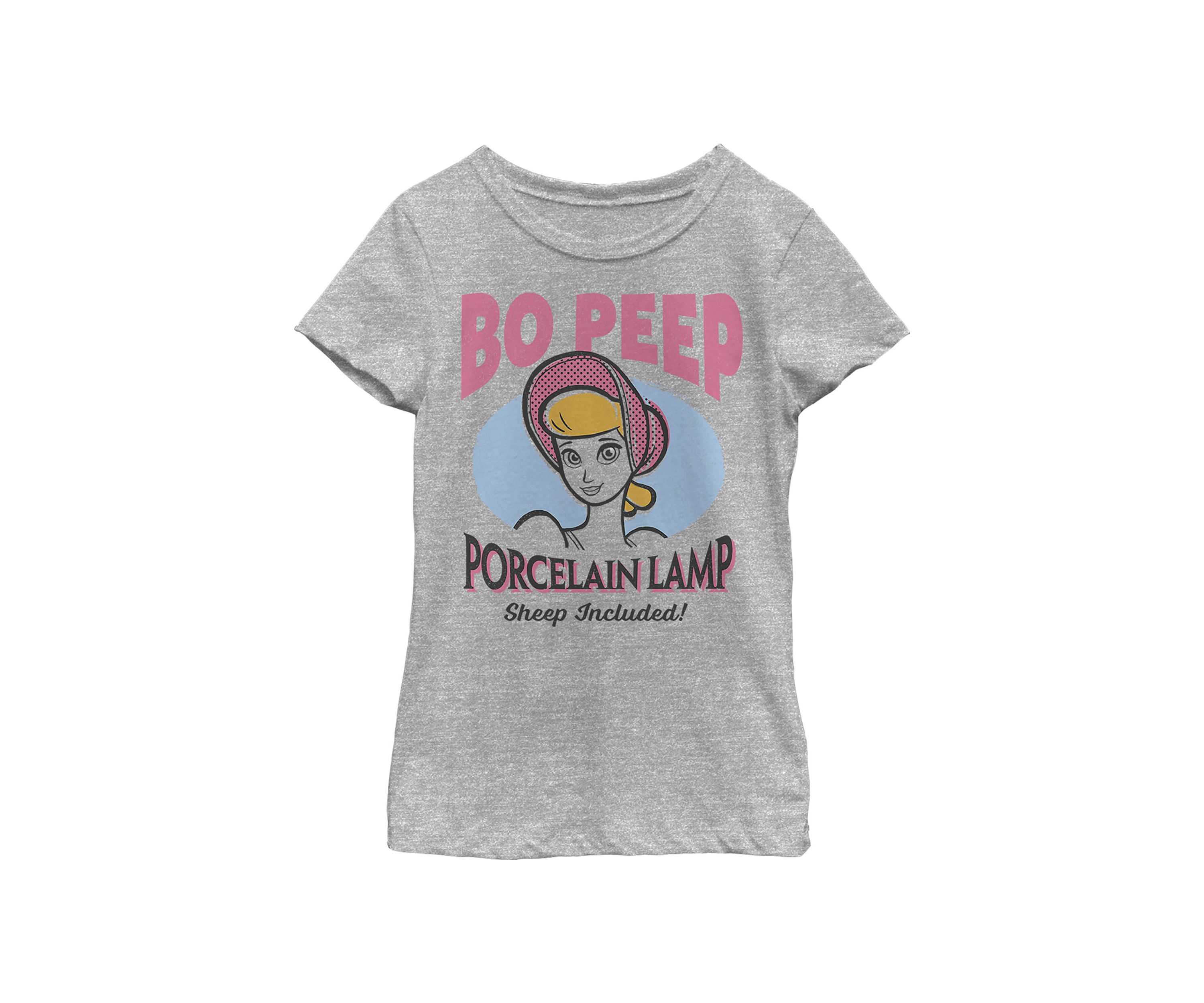 Girls 4-6x Porcelain Lamp Peep Graphic T-Shirt