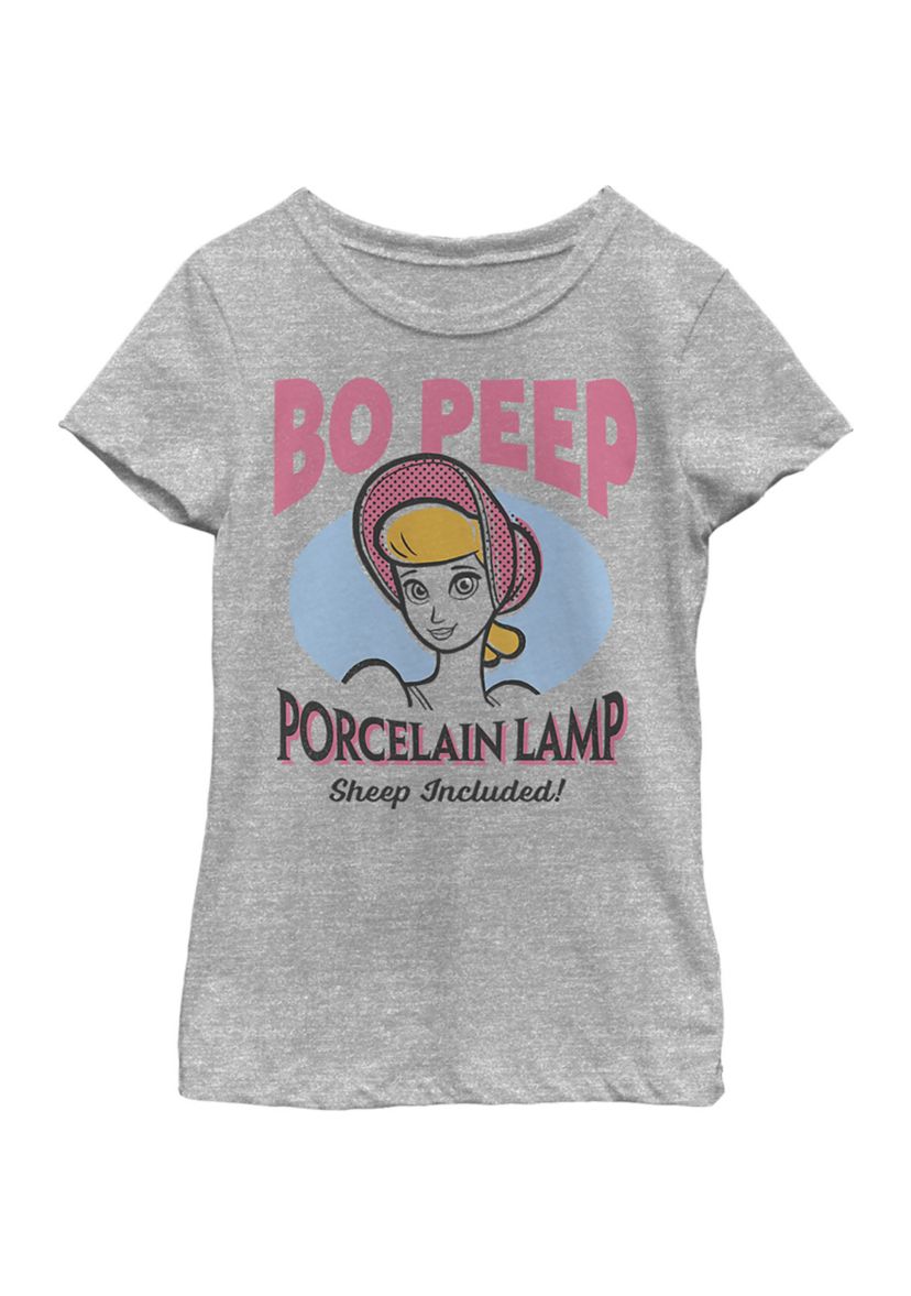 Girls 4-6x Porcelain Lamp Peep Graphic T-Shirt