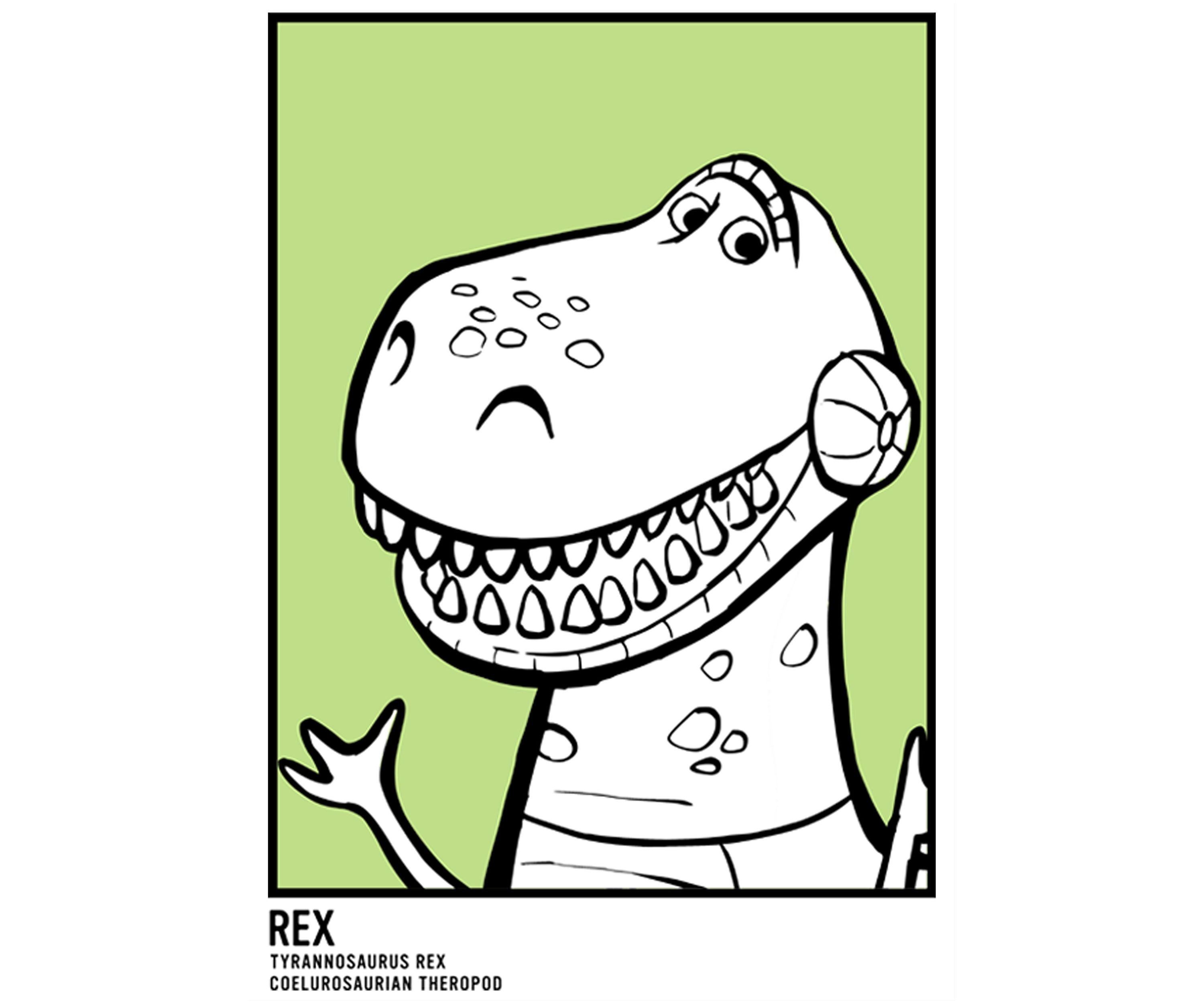 Girls 4-6x Rex Id Card Graphic T-Shirt