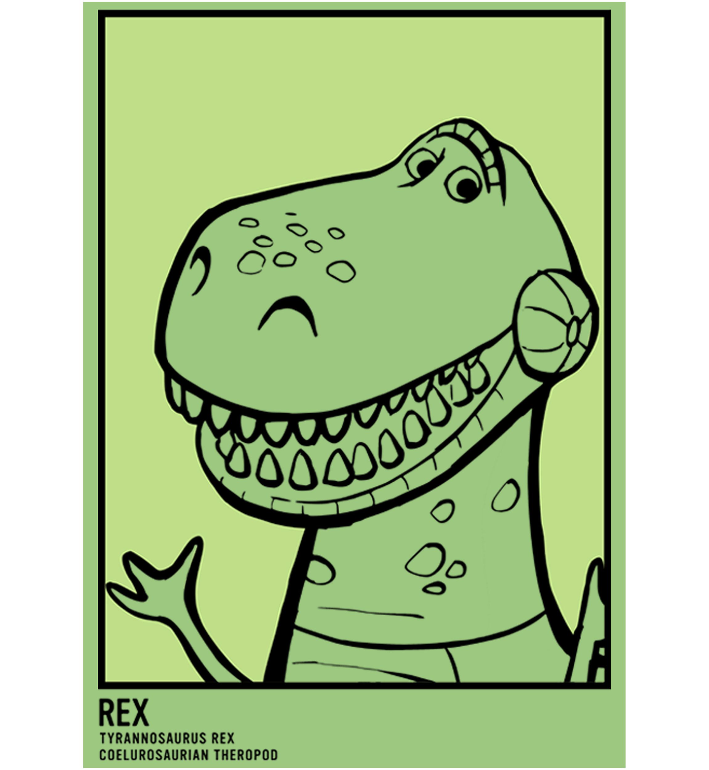 Girls 4-6x Rex Id Card Graphic T-Shirt
