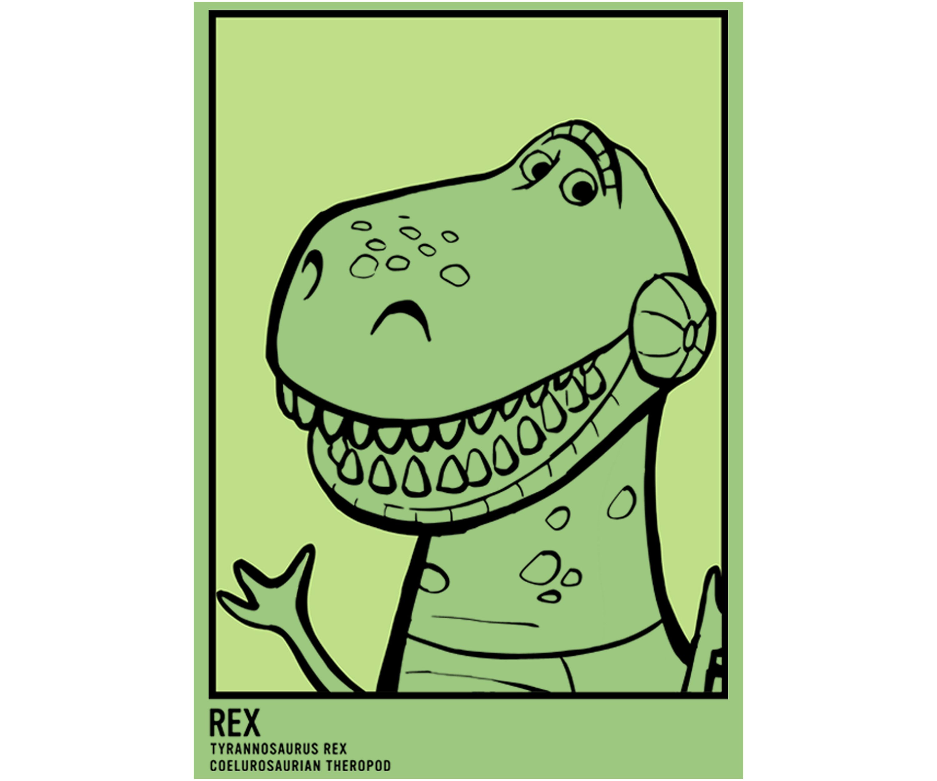 Girls 4-6x Rex Id Card Graphic T-Shirt