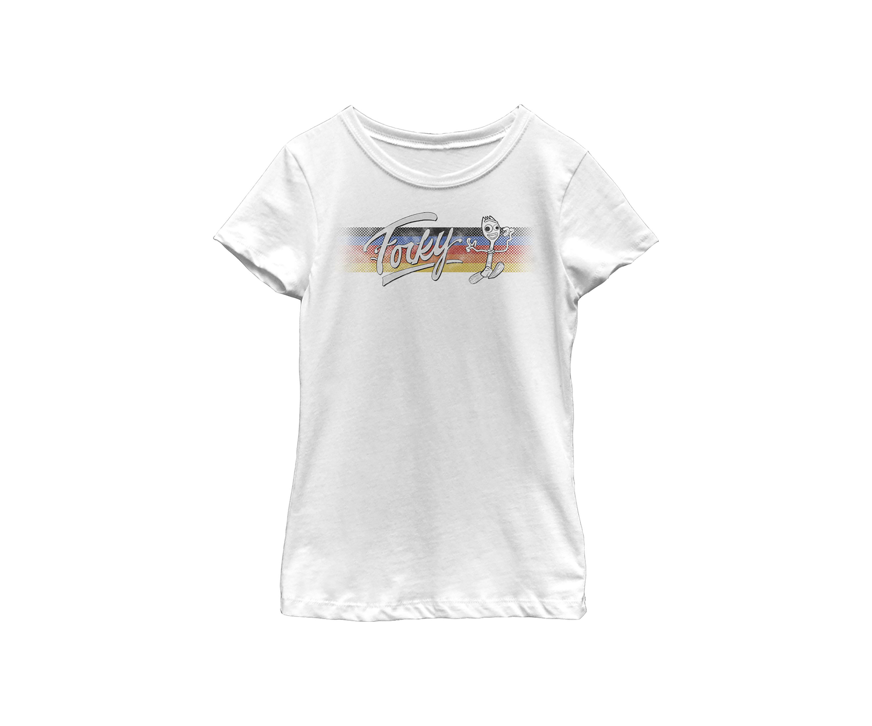 Girls 4-6x Forky Stripe Graphic T-Shirt