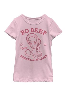 Disney Pixar Toy Story Girls 4-6x Peep Ad Graphic T-Shirt, Pink, Small