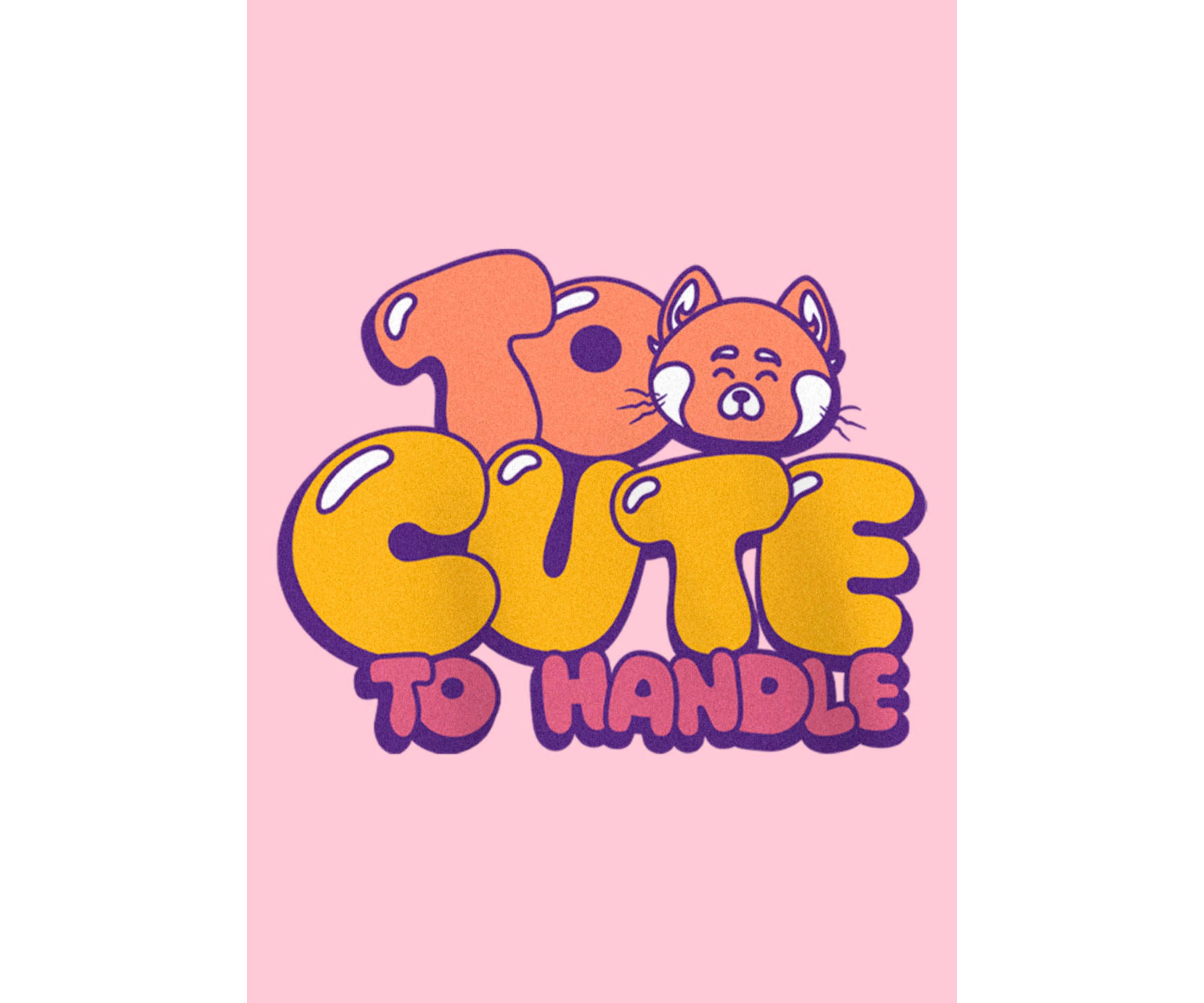 Cute Panda Graphic T-Shirt